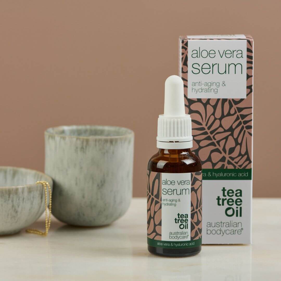 Pakket voor rimpels en uitgedroogde huid - 3 anti aging producten voor de droge huid: gezichtsreiniger, Aloë Vera Serum en crème