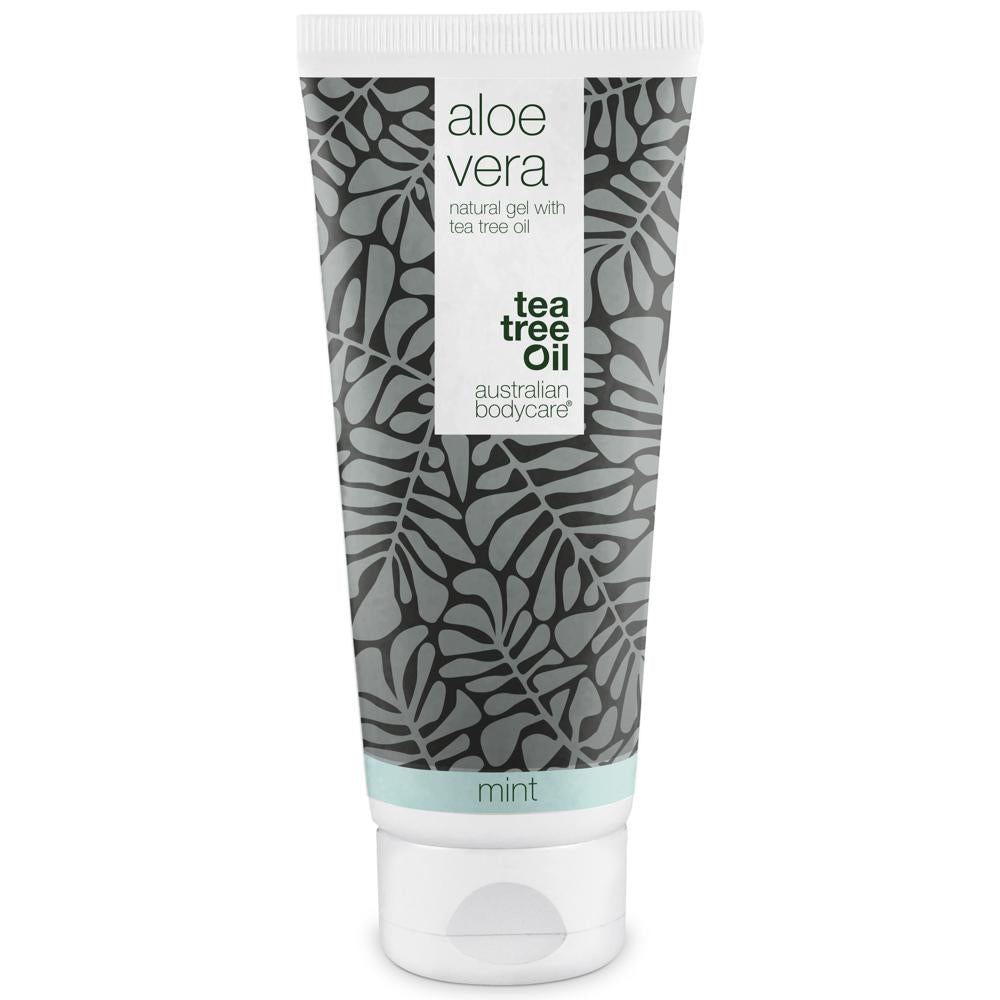 200 ml Aloe Vera Gel Mint — Verkoelende en hydraterende gel met menthol voor droge, verbrande en geïrriteerde huid