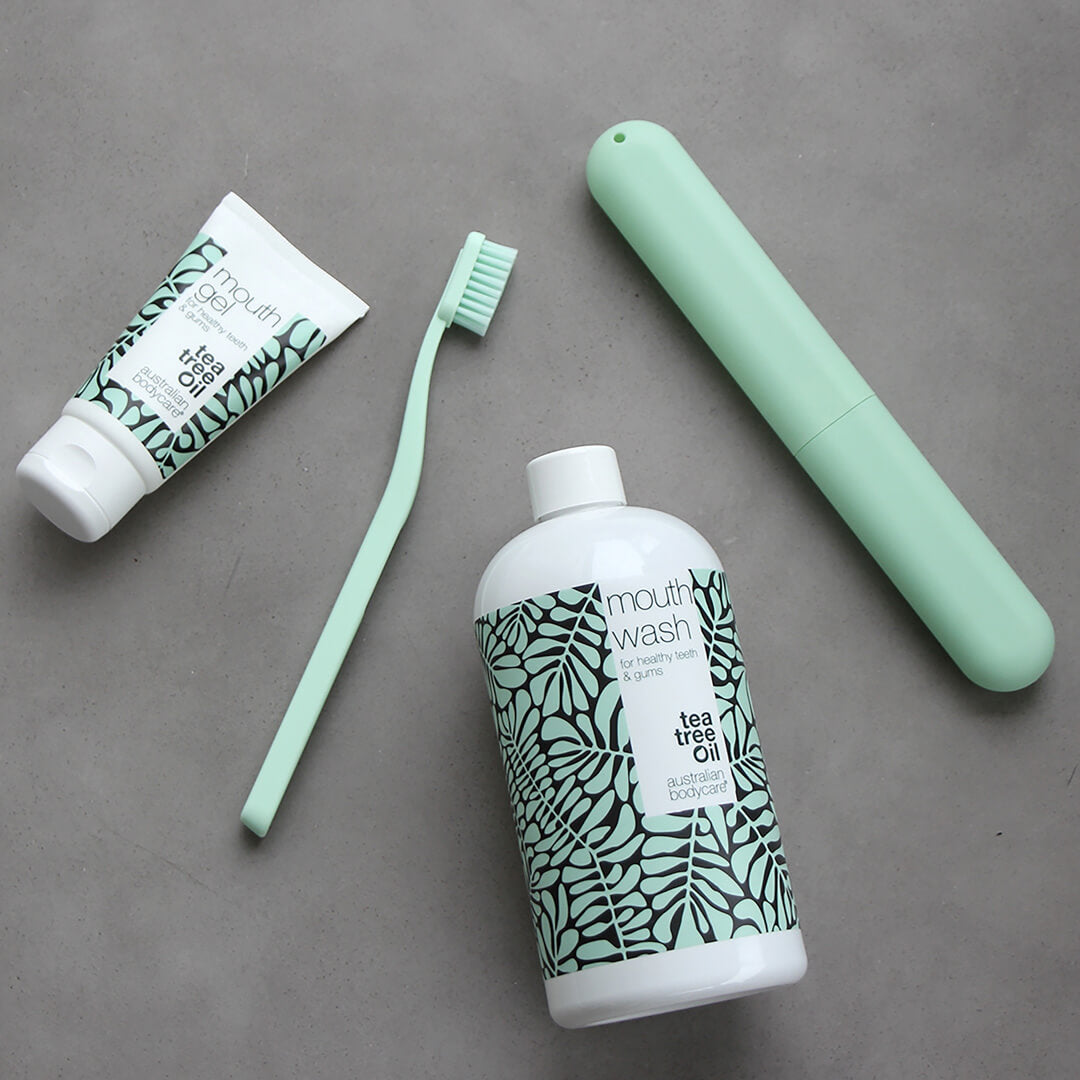 Startpakket – 5 mondproducten - Startpakket voor een goede mondhygiëne en verzorging van parodontitis en schimmel