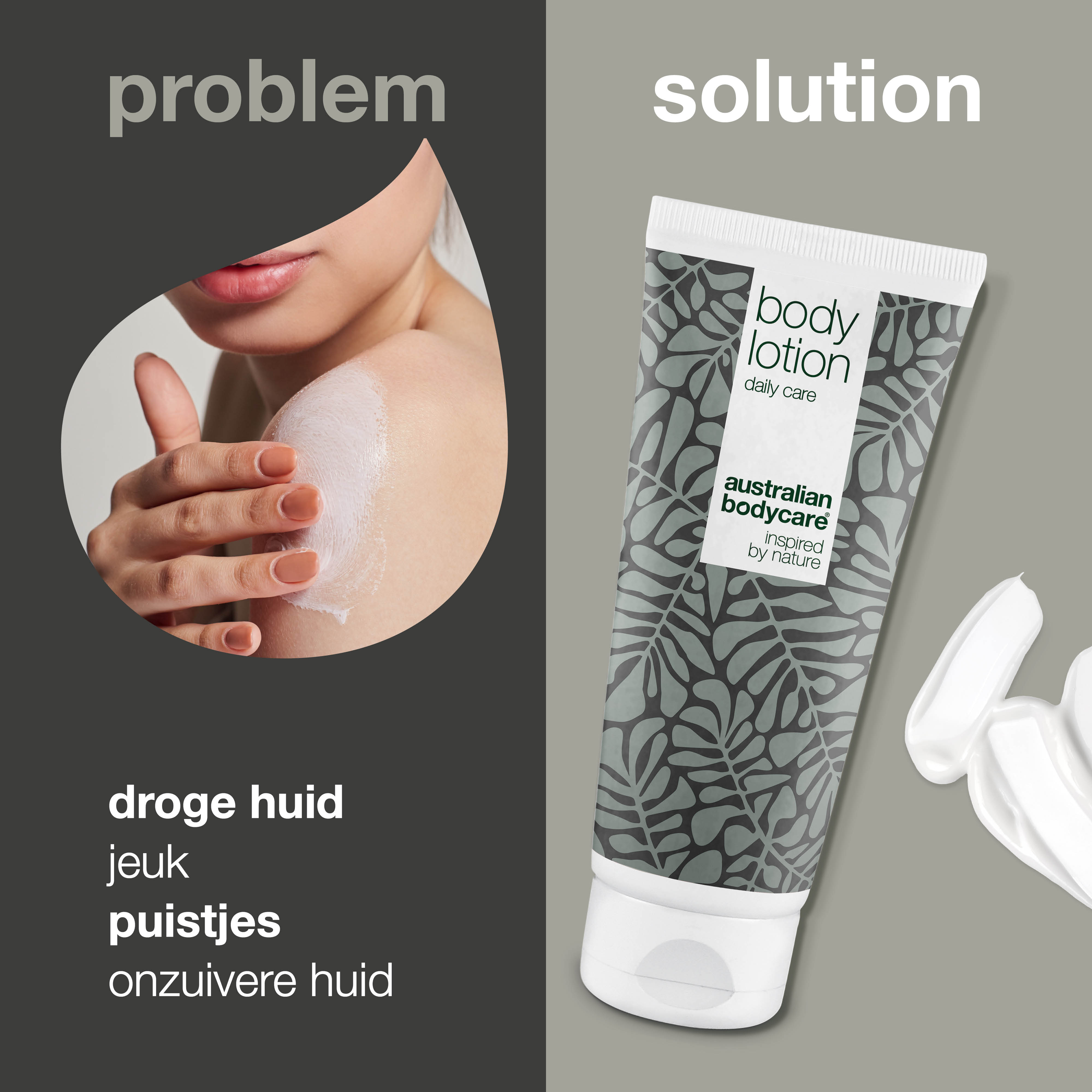 Anti-Puistjes Body Lotion — Verzorgt en voorkomt een droge, jeukende en onzuivere huid