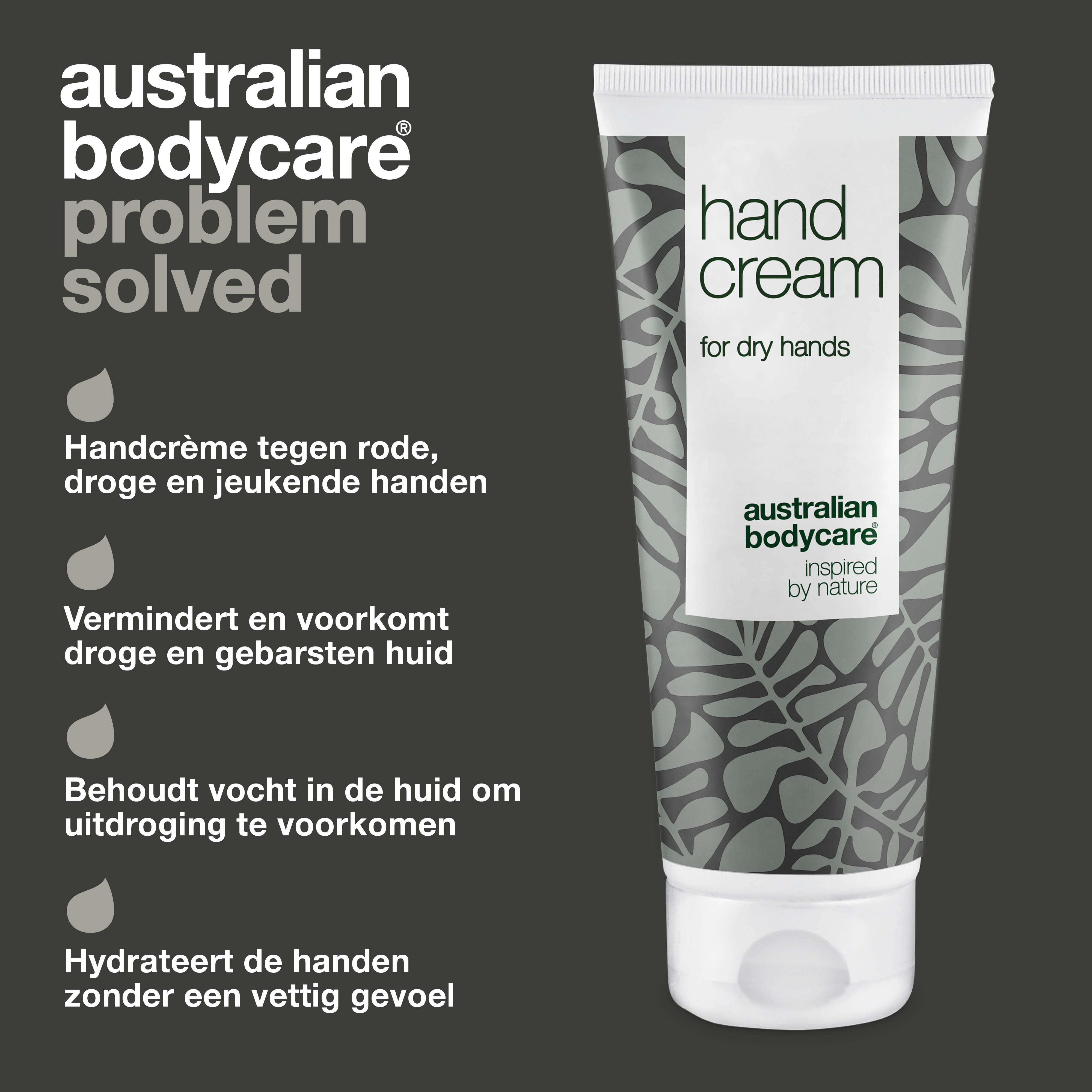 Handcrème voor droge handen met Tea Tree Olie — Voor dagelijkse verzorging van droge huid op de handen