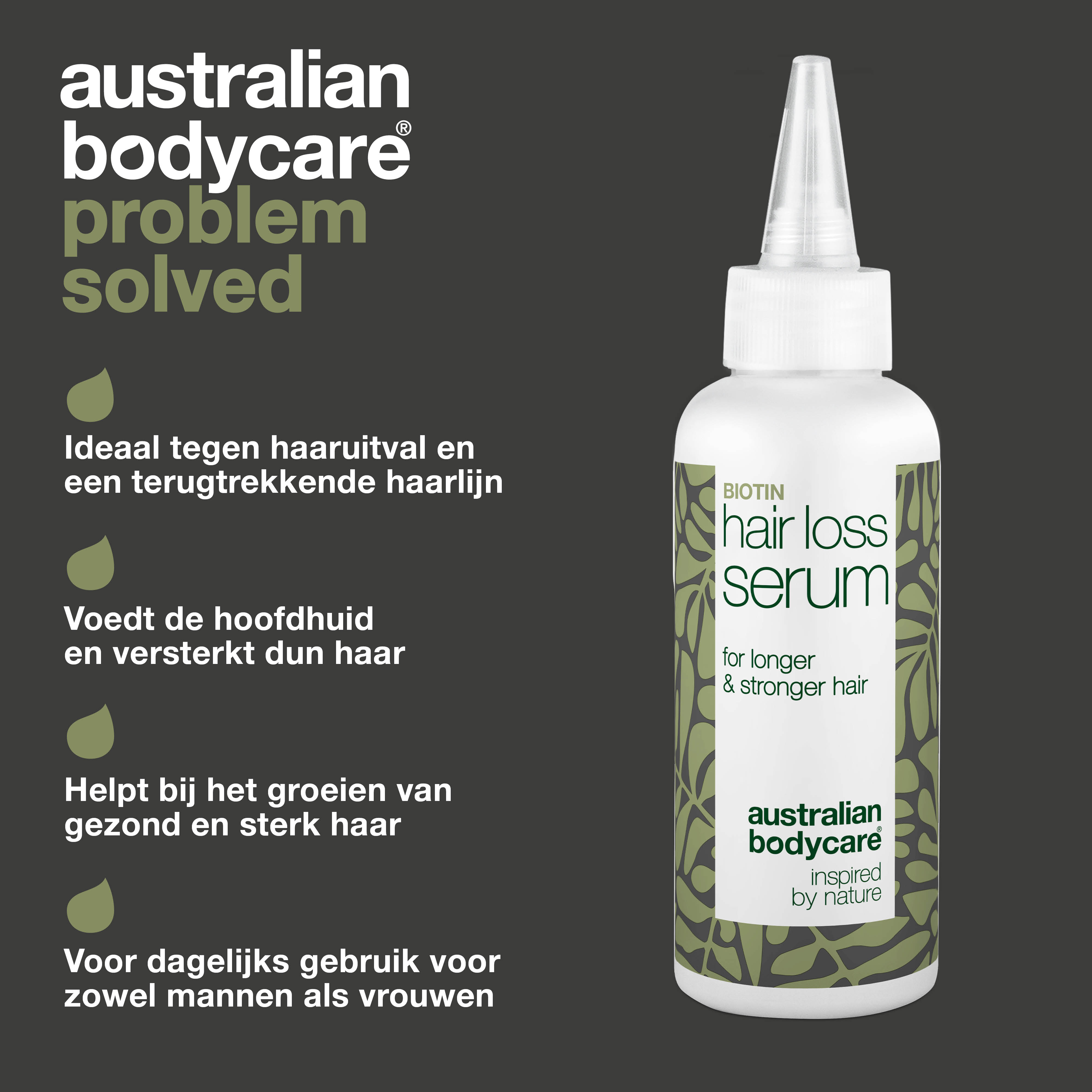 Haaruitval Serum — Serum voor de verzorging van haar dat dunner wordt en bij haarverlies