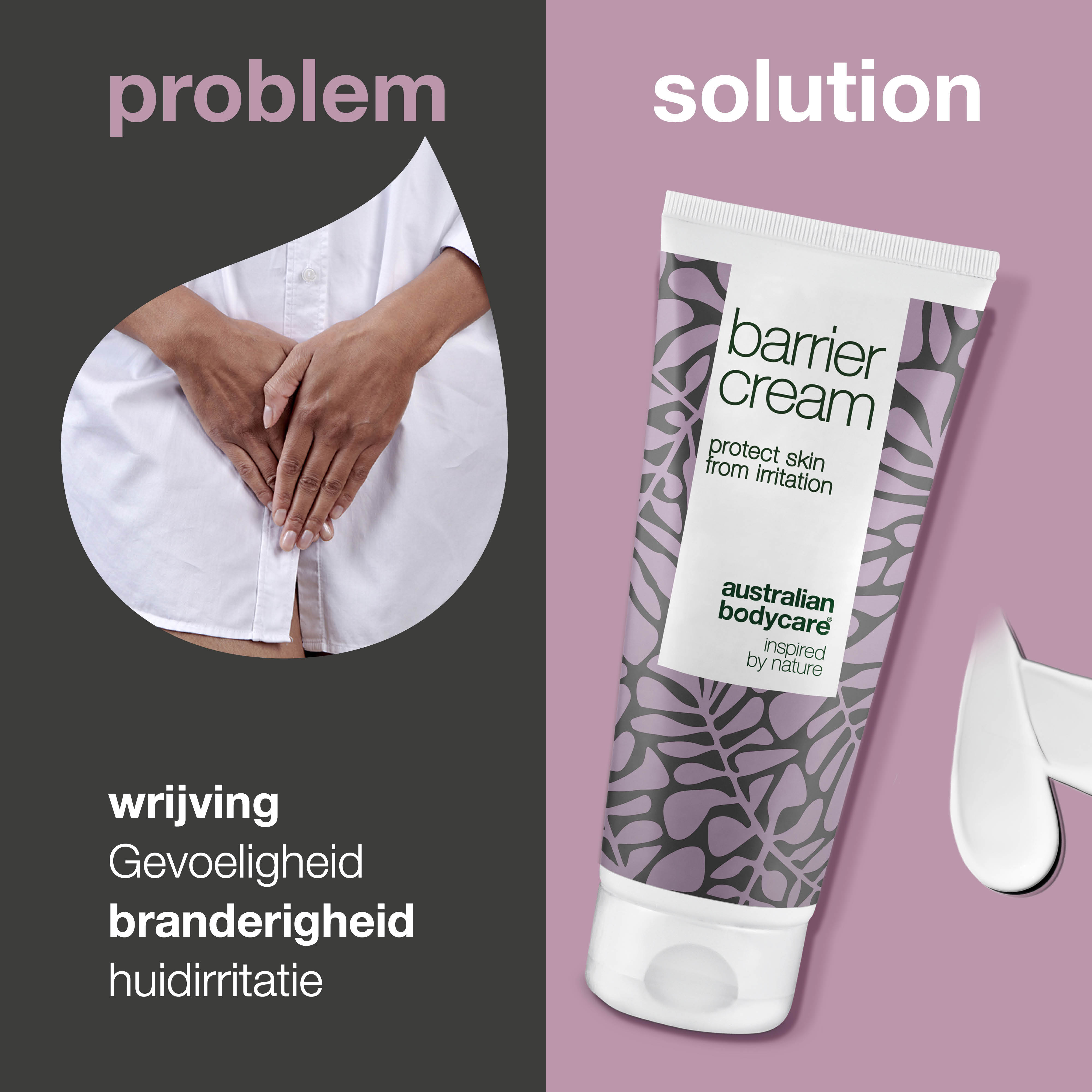 Barrièrecrème voor de intieme zone — Om de intieme huid te beschermen bij incontinentie