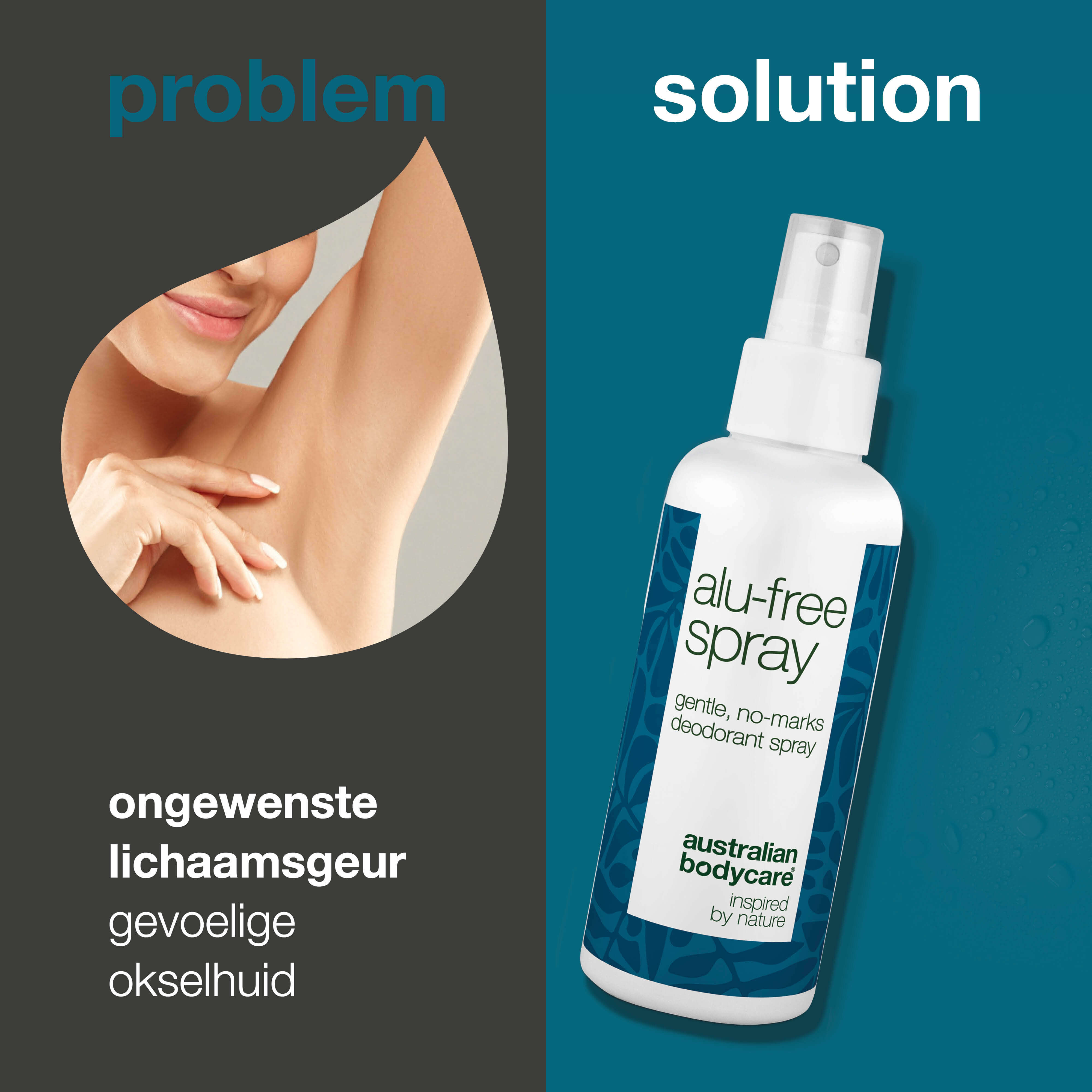 Aluminiumvrije Deodorantspray – Natuurlijke Frisheid — Effectieve aluminiumvrije deodorant met natuurlijke ingrediënten. Helpt tegen geur, droogt snel en houdt je de hele dag fris.