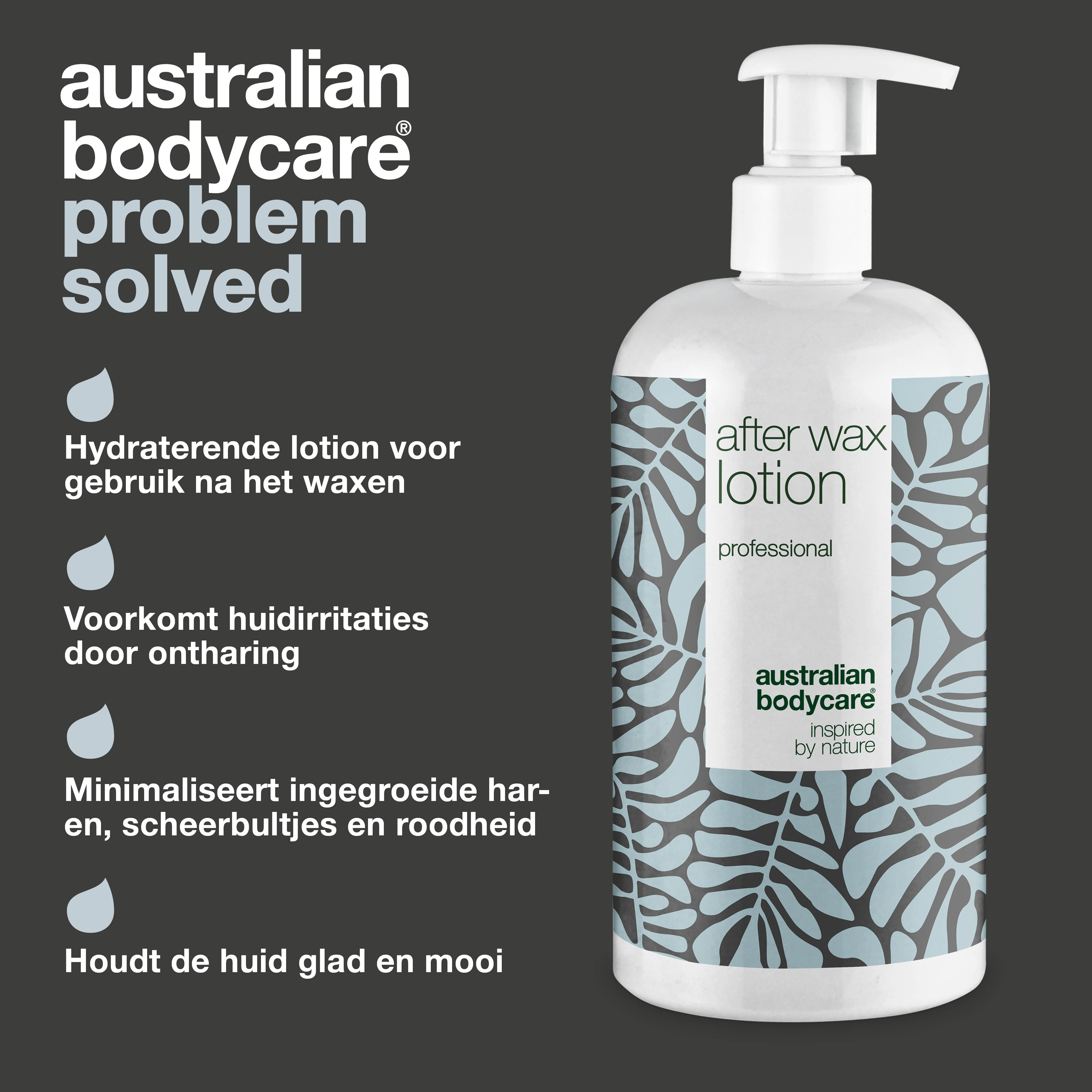 After Wax Lotion — Lotion om te gebruiken na het waxen, bikini wax en een brazilian wax