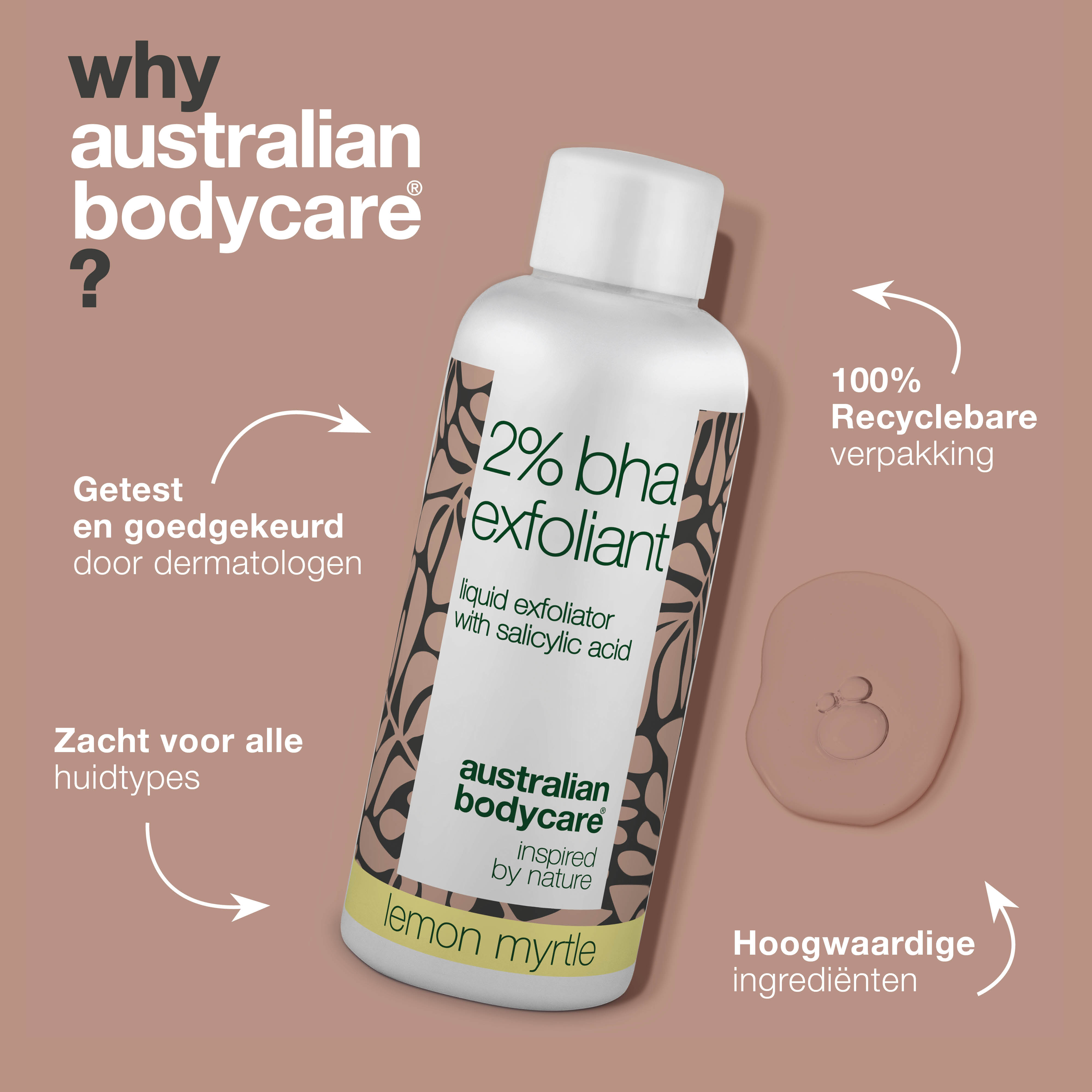 T-zone Peeling 2% BHA – Reinigt poriën & vermindert mee-eters — T-zone Peeling met 2% BHA exfolieert, verwijdert dode huidcellen en bestrijdt puistjes. Voor een gladdere, frissere huid