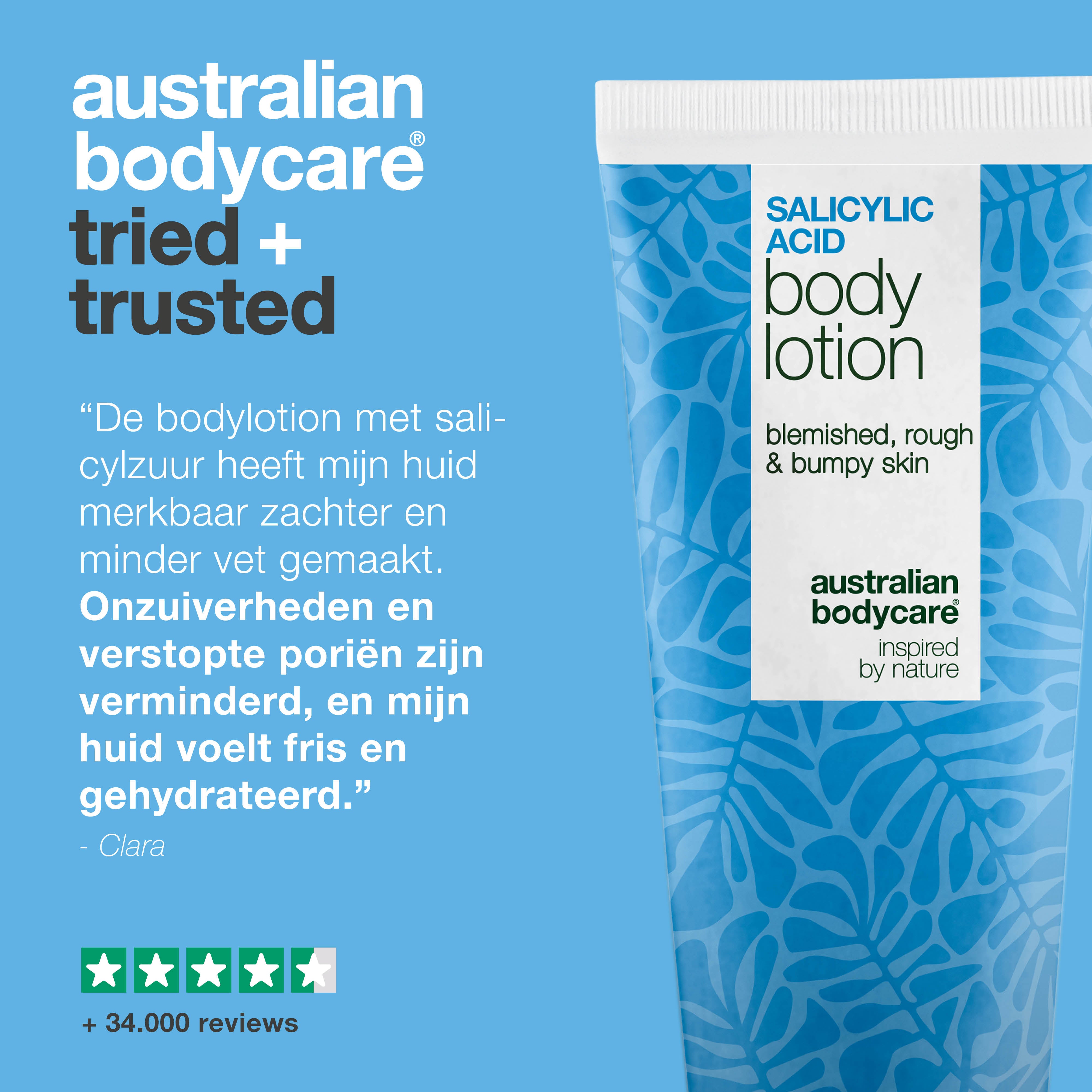 Body Lotion met salicylzuur – tegen onzuiverheden en droge huid —  Body Lotion met salicylzuur exfolieert, hydrateert en helpt bij onzuiverheden, ruwe en droge huid. Perfect voor dagelijks gebruik.