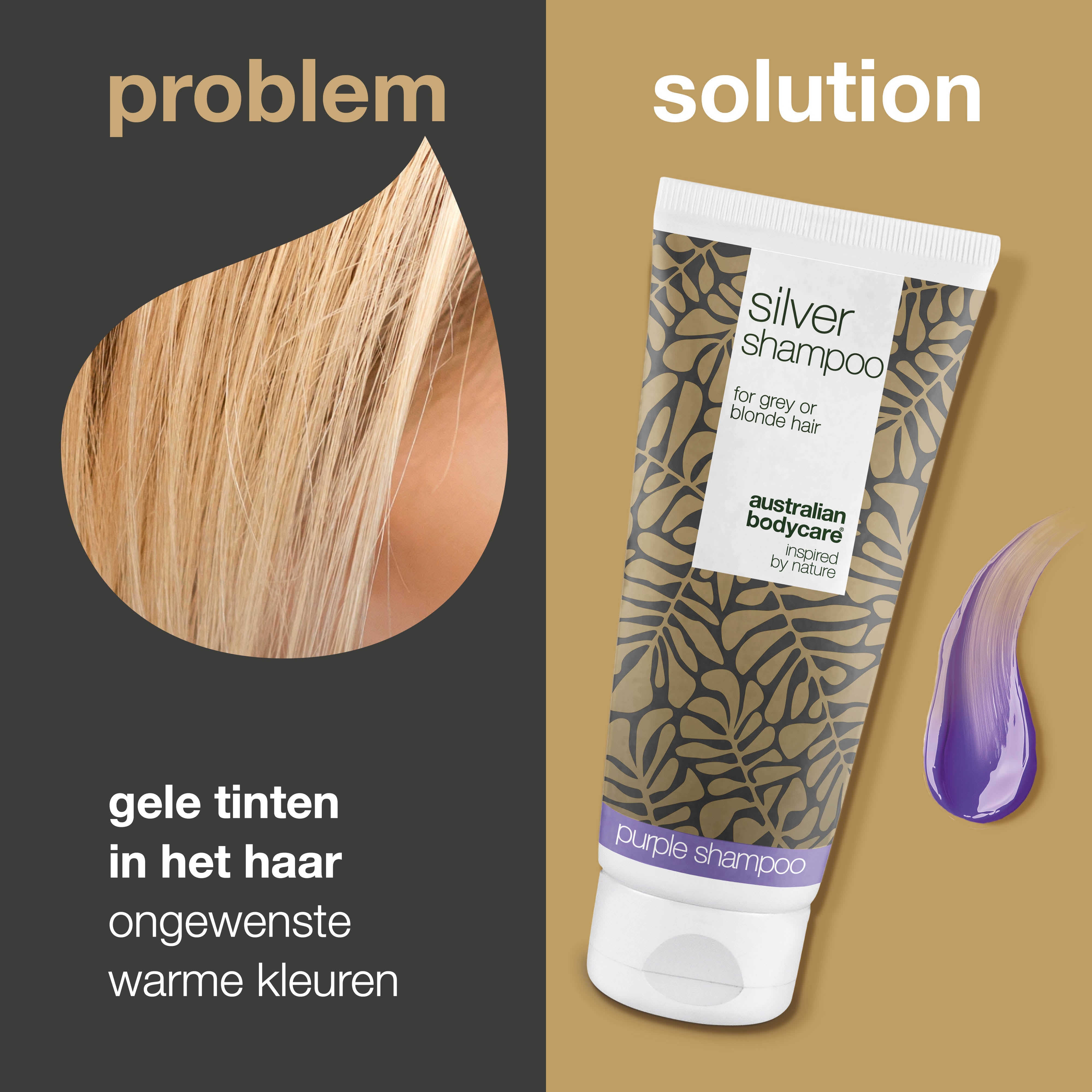 Silver Shampoo – Voor Frisse, Glanzende Blonde en Grijze Haren — Neutraliseer gele tonen en versterk koele kleuren met Silver Shampoo. Perfect voor natuurlijk of gekleurd haar.
