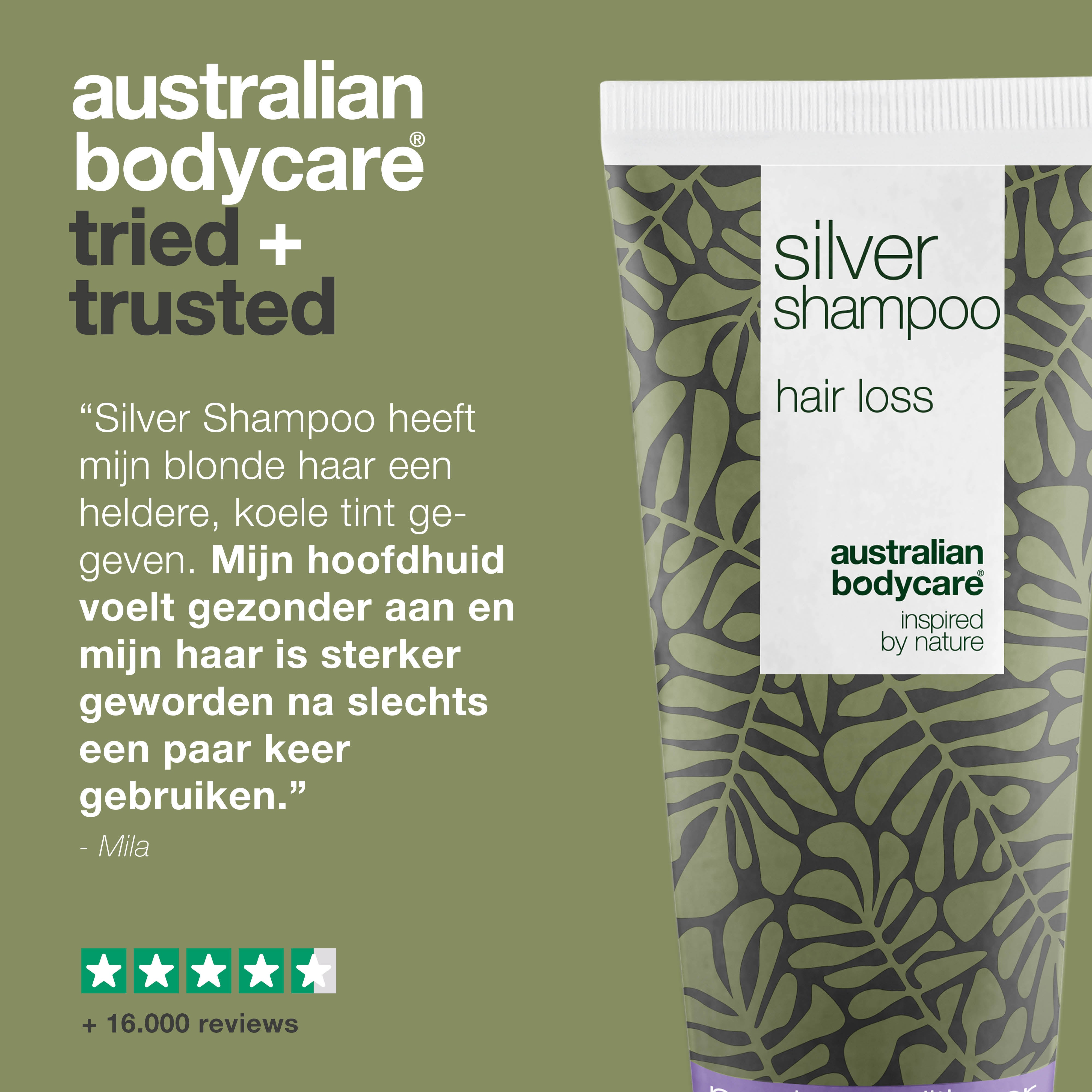 Bereik stralend blond of grijs haar met Silver Shampoo. Verwijdert gele tonen en voedt de hoofdhuid. Perfect bij beginnend haarverlies.