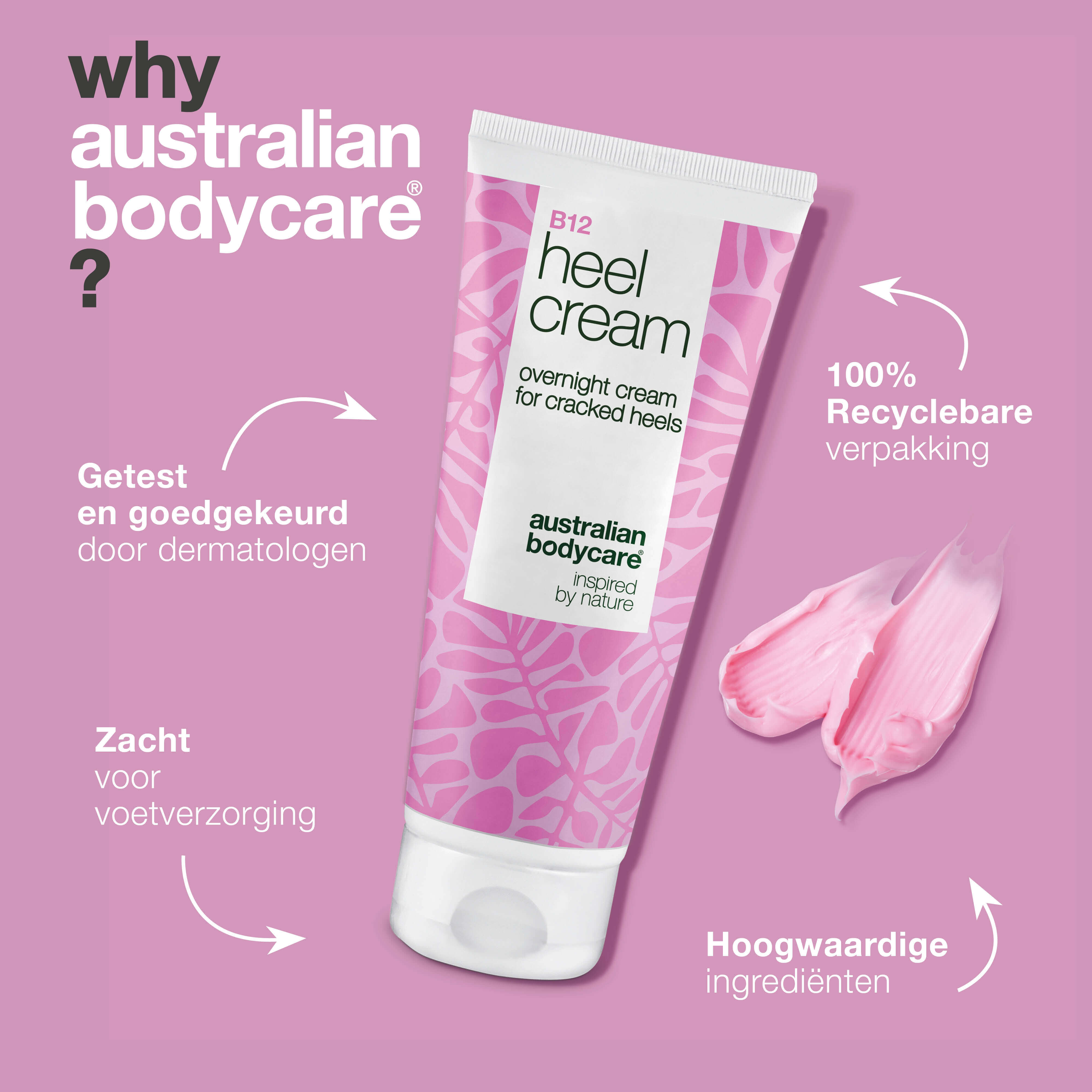 Intensieve hielverzorging met 25% ureum en vitamine B12 — Voor zachte en gezonde voeten! Deze hielcrème voedt en herstelt droge huid met 25% ureum en vitamine B12.