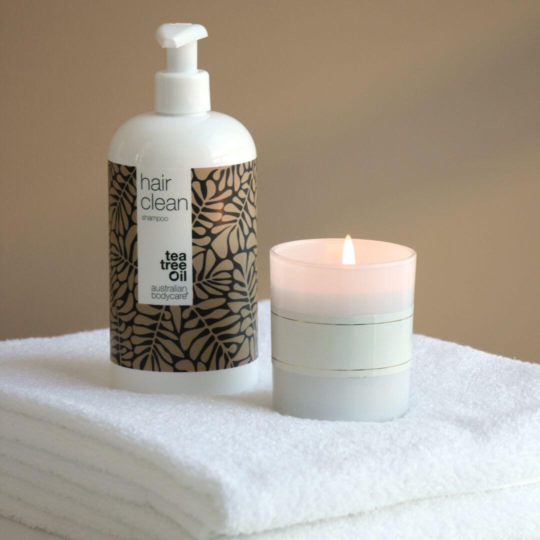 2 producten voor puistjes op hoofdhuid - Hoofhuidscrub en Tea Tree Shampoo voor een onzuivere hoofdhuid