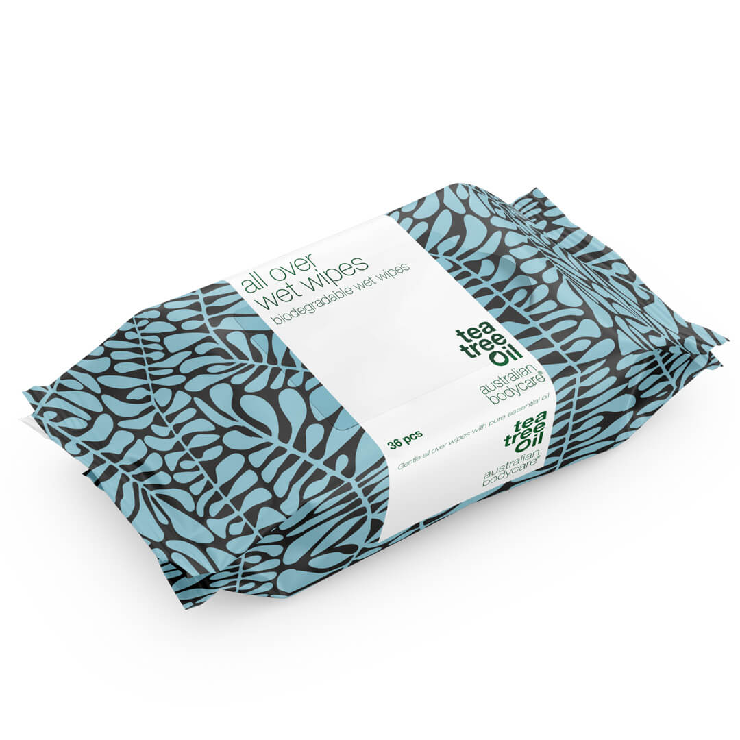 Tea Tree Olie Vochtige doekjes 36 stuks - Een effectief product om de huid te reinigen & verfrissen