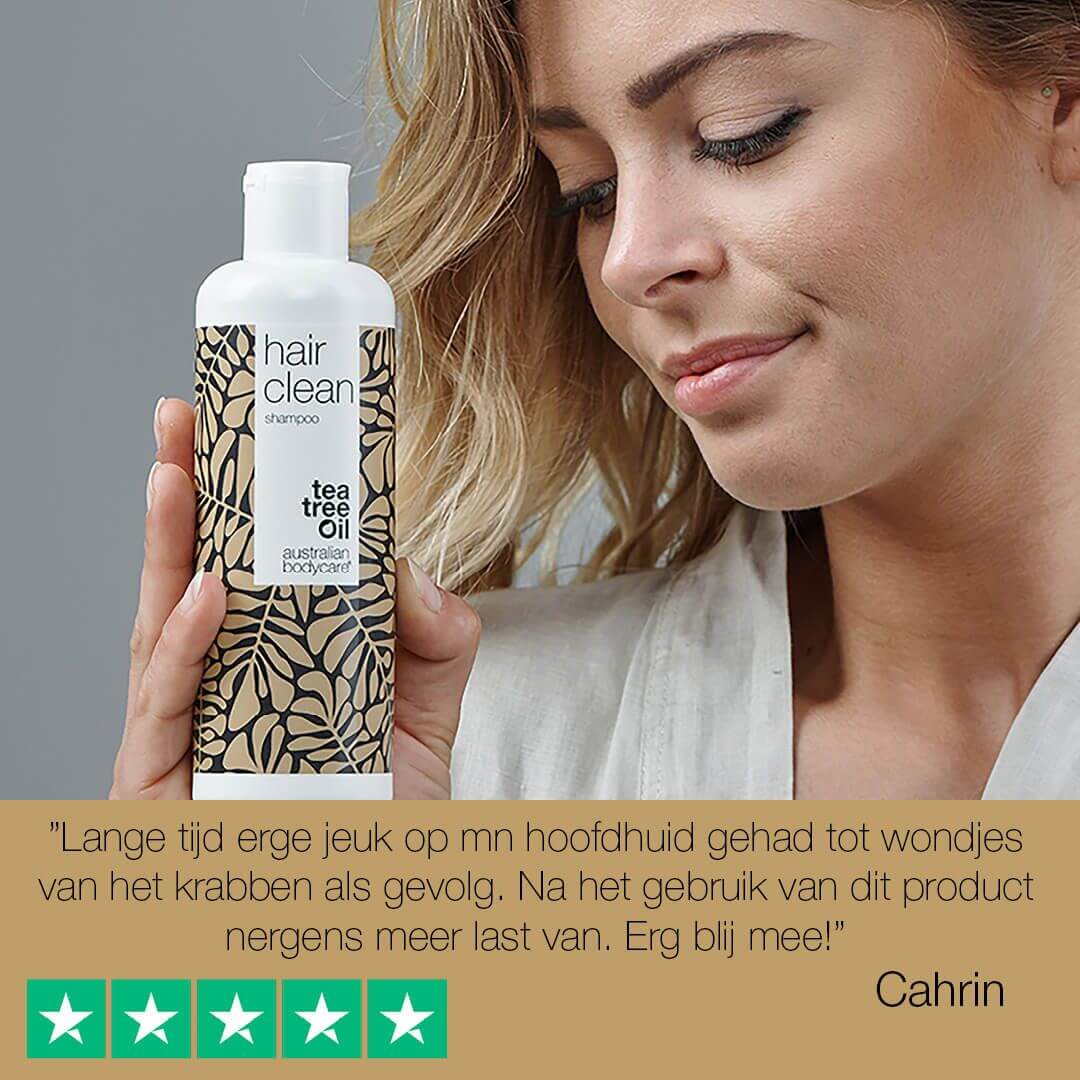 Shampoo tegen Chloor - Tea Tree Oil shampoo verwijdert effectief de geur van chloor