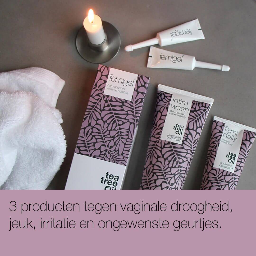4 producten tegen intiem ongemak - Vermindert en voorkomt jeuk, droogheid, irritatie en geur