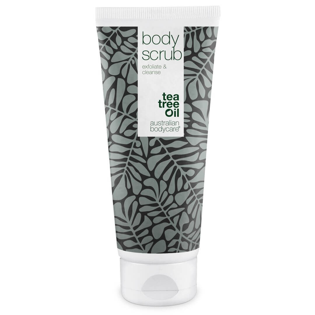 Anti–Puistjes Tea Tree Body Scrub - Diep reinigende lichaamsscrub tegen puistjes en mee–eters