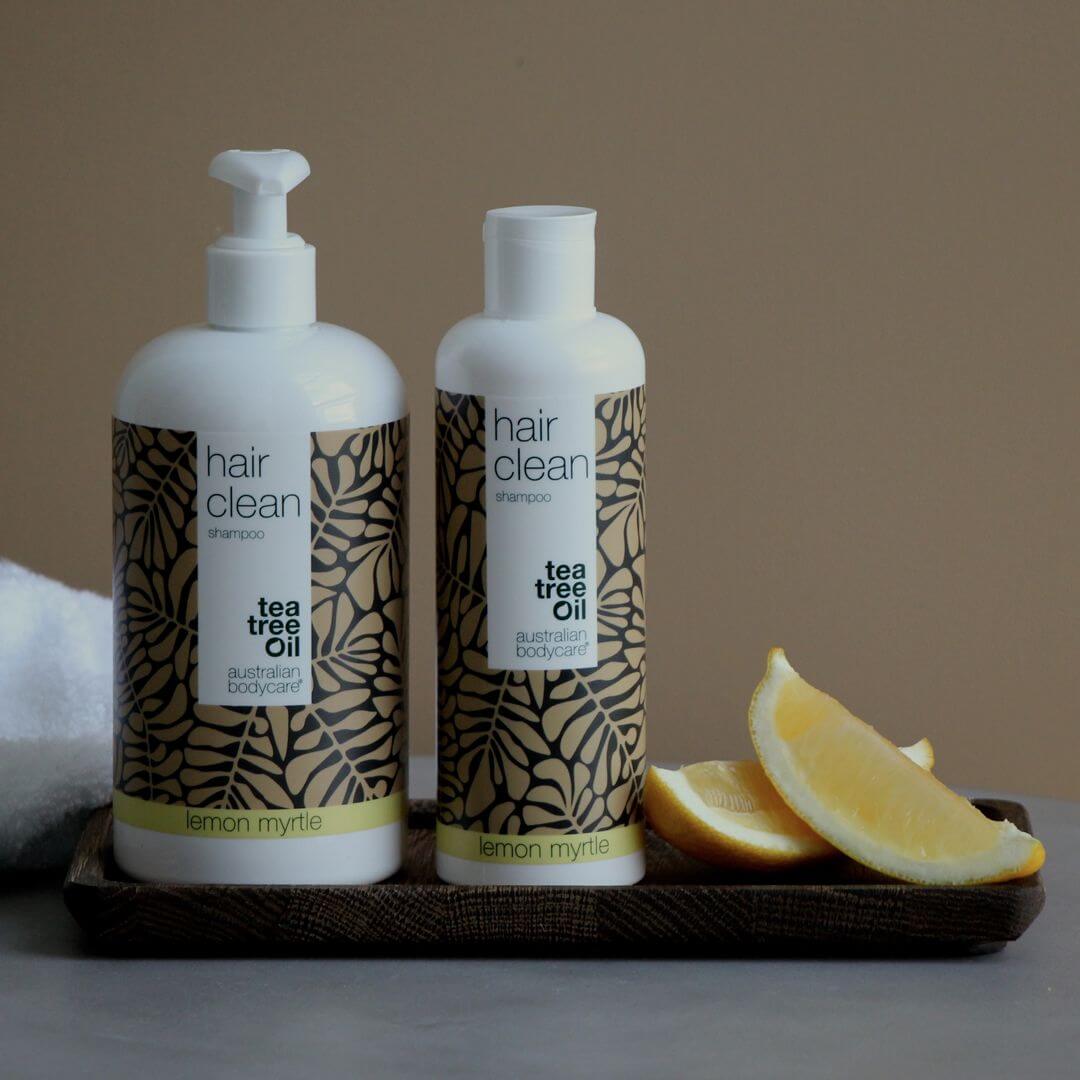4 Tea Tree shampoo Lemon Myrthe 500 ml voor de prijs van 3 — pakketaanbieding - Pakketaanbieding met 4 shampoos (500 ml): Tea Tree Olie Lemon Myrthe