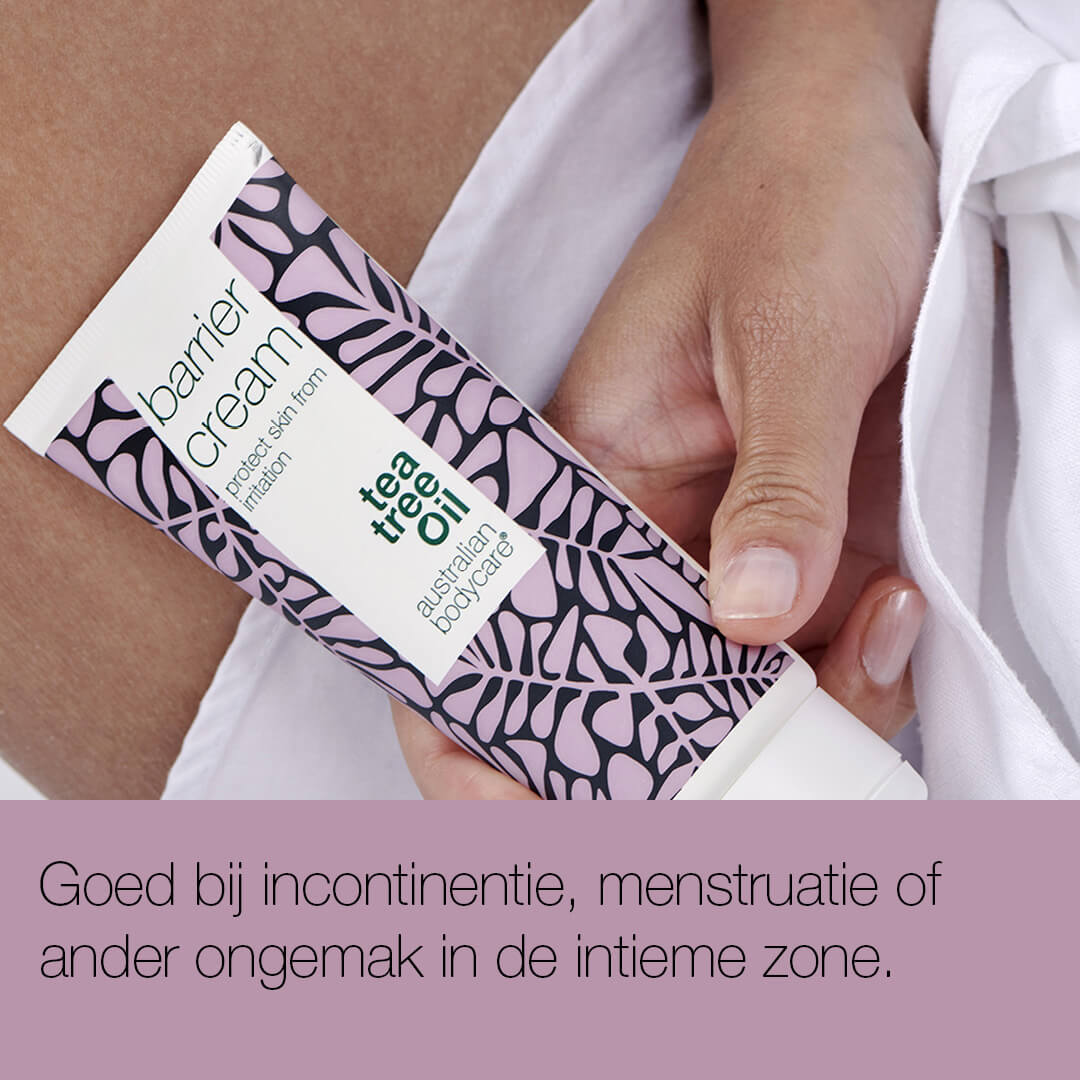 Barrièrecrème voor de intieme zone - Om de intieme huid te beschermen bij incontinentie