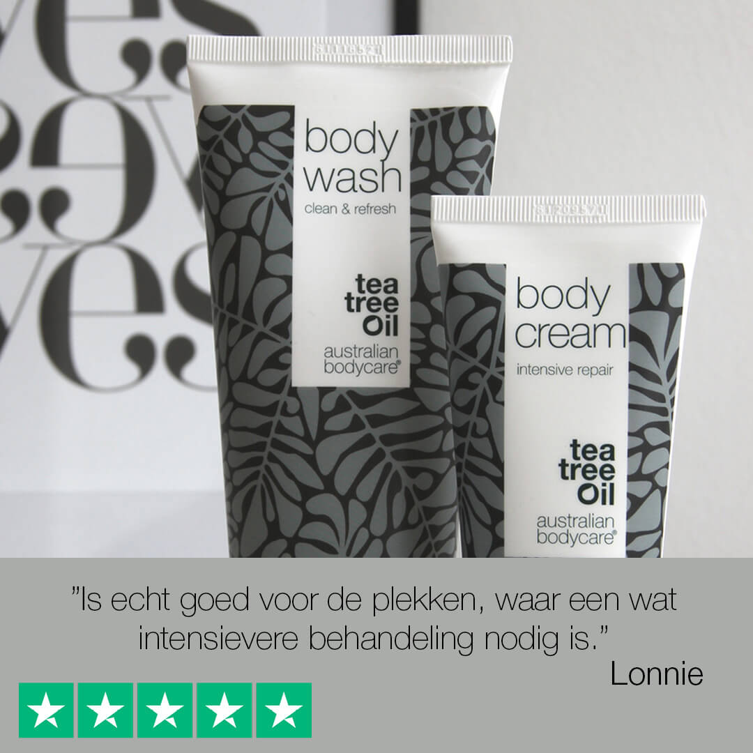 Intensieve vochtinbrengende crème met Tea Tree Olie - Body Cream voor de zeer droge en beschadigde huid
