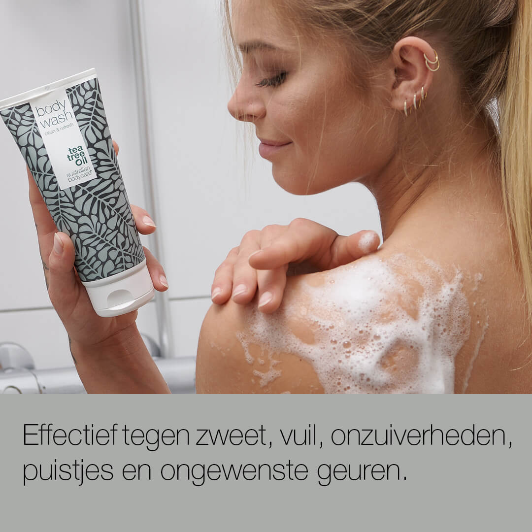 Anti–Puistjes Douchegel - Effectief tegen zweet, vuil, onzuiverheden, puistjes en ongewenste geuren