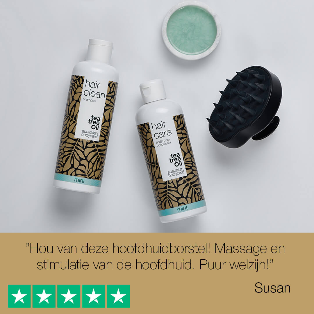 Scalp Brush voor een gezonde hoofdhuid - Scalp massager geschikt voor een droge hoofdhuid, bij roos of haaruitval