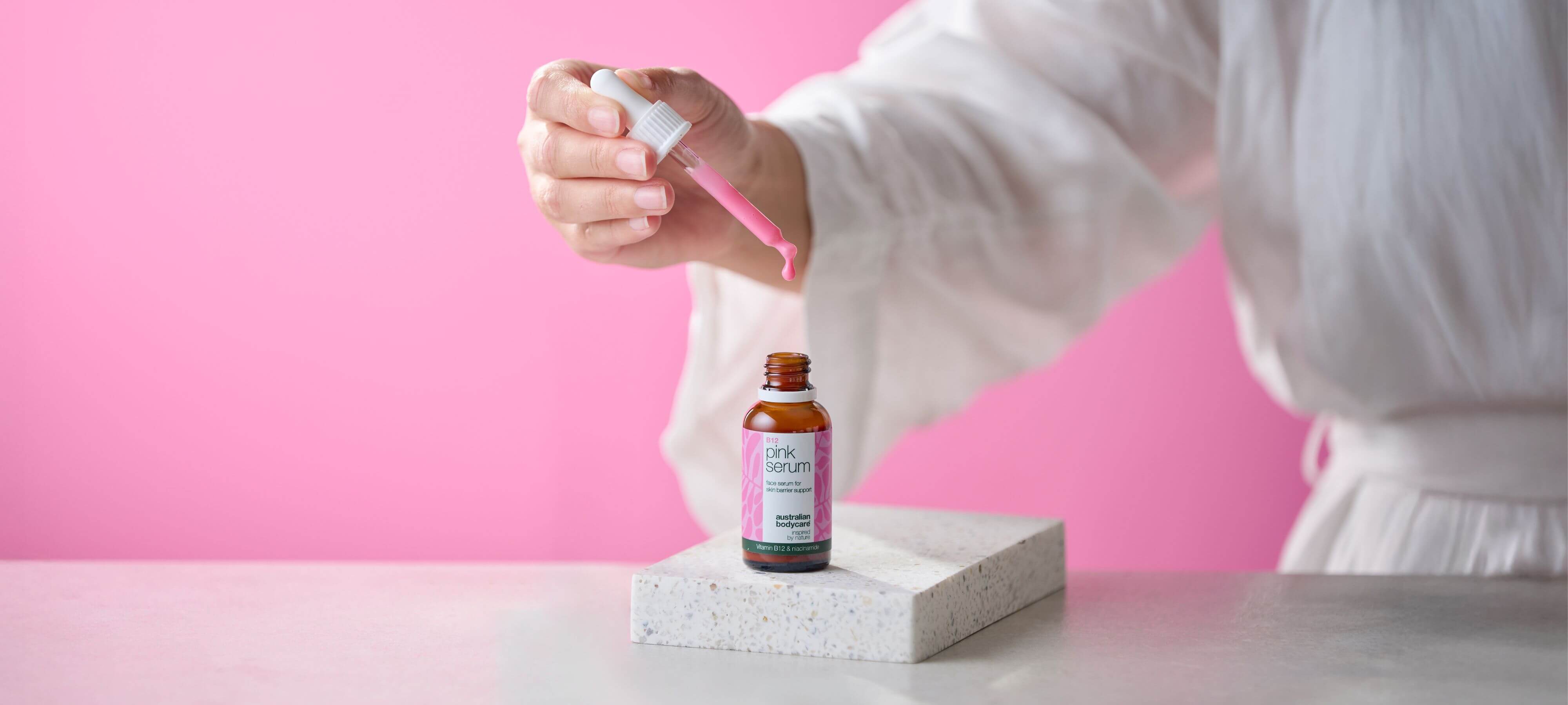 Serum voor gevoelige huid, roodheid en rocasea in het gezicht