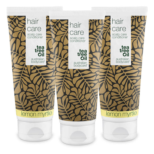 3 Hair Care balsam — pakketaanbieding - Pakketaanbieding met 3 conditioners (200 ml): Tea Tree Olie & Lemon Myrtle