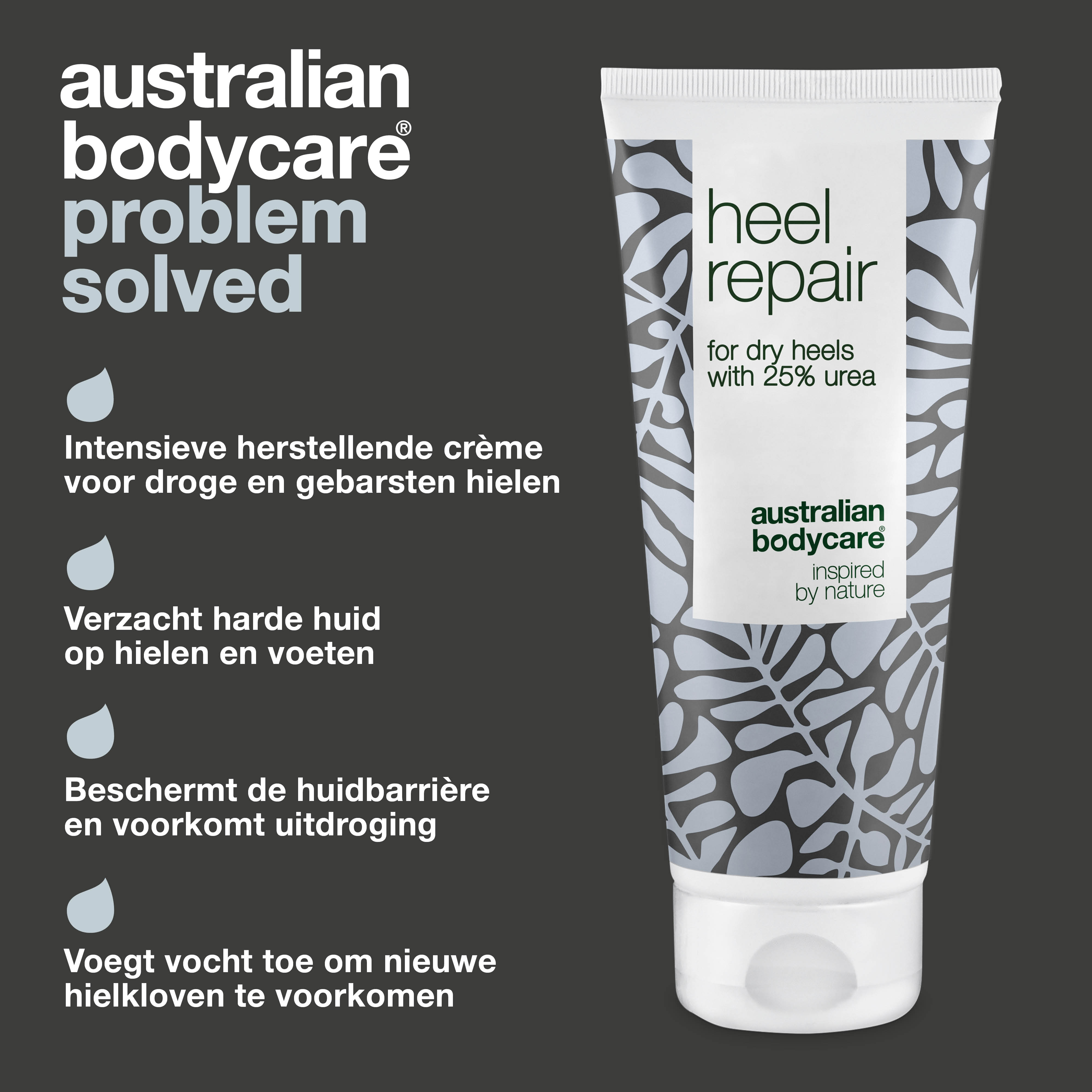 Hielkloven Crème met 25% Ureum — Intensieve hielcrème voor droge hielen en hielkloven