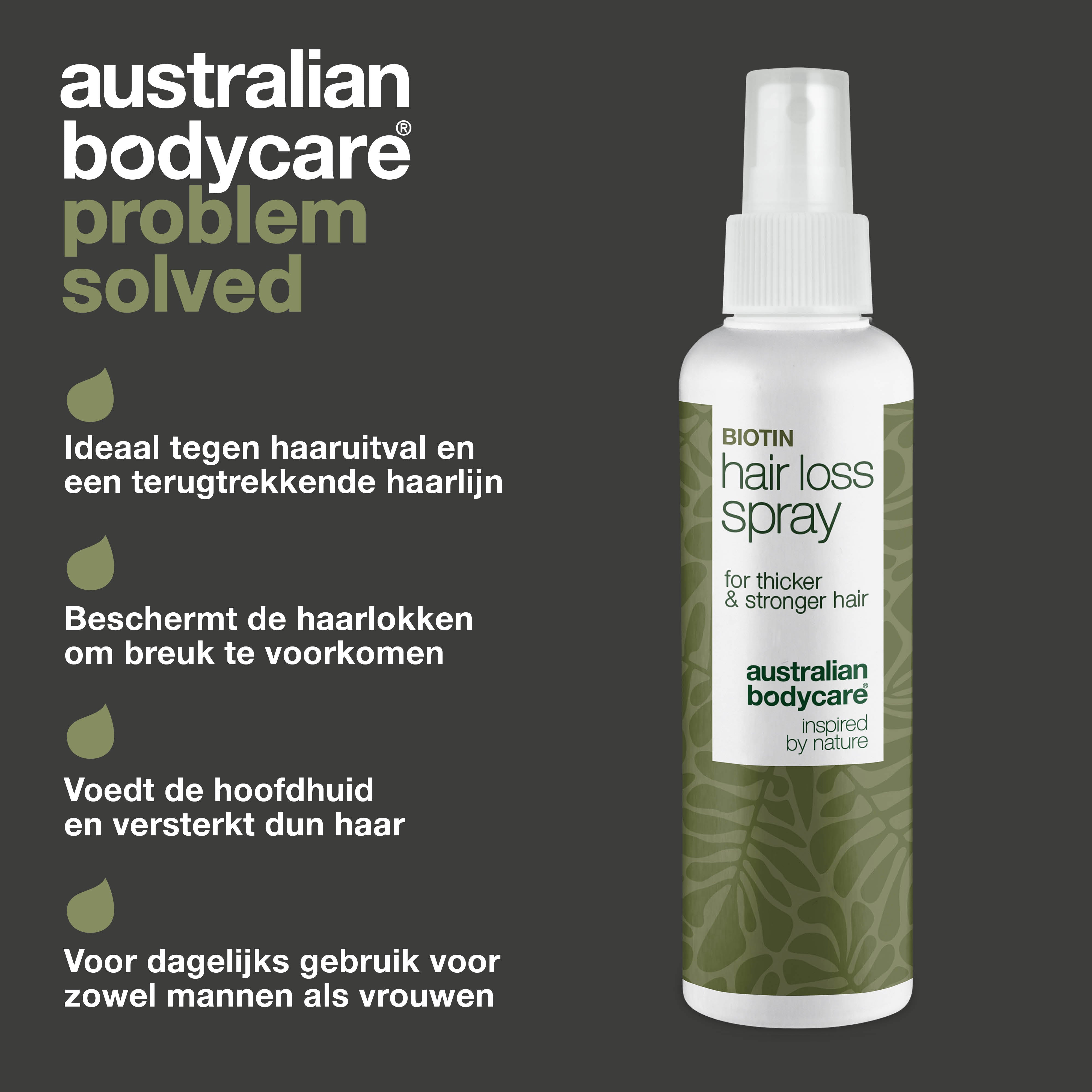 Haarspray bij haaruitval – Versterkt en beschermt het haar — Met cafeïne, Capilia Longa, amarant-extract, panthenol en arginine.