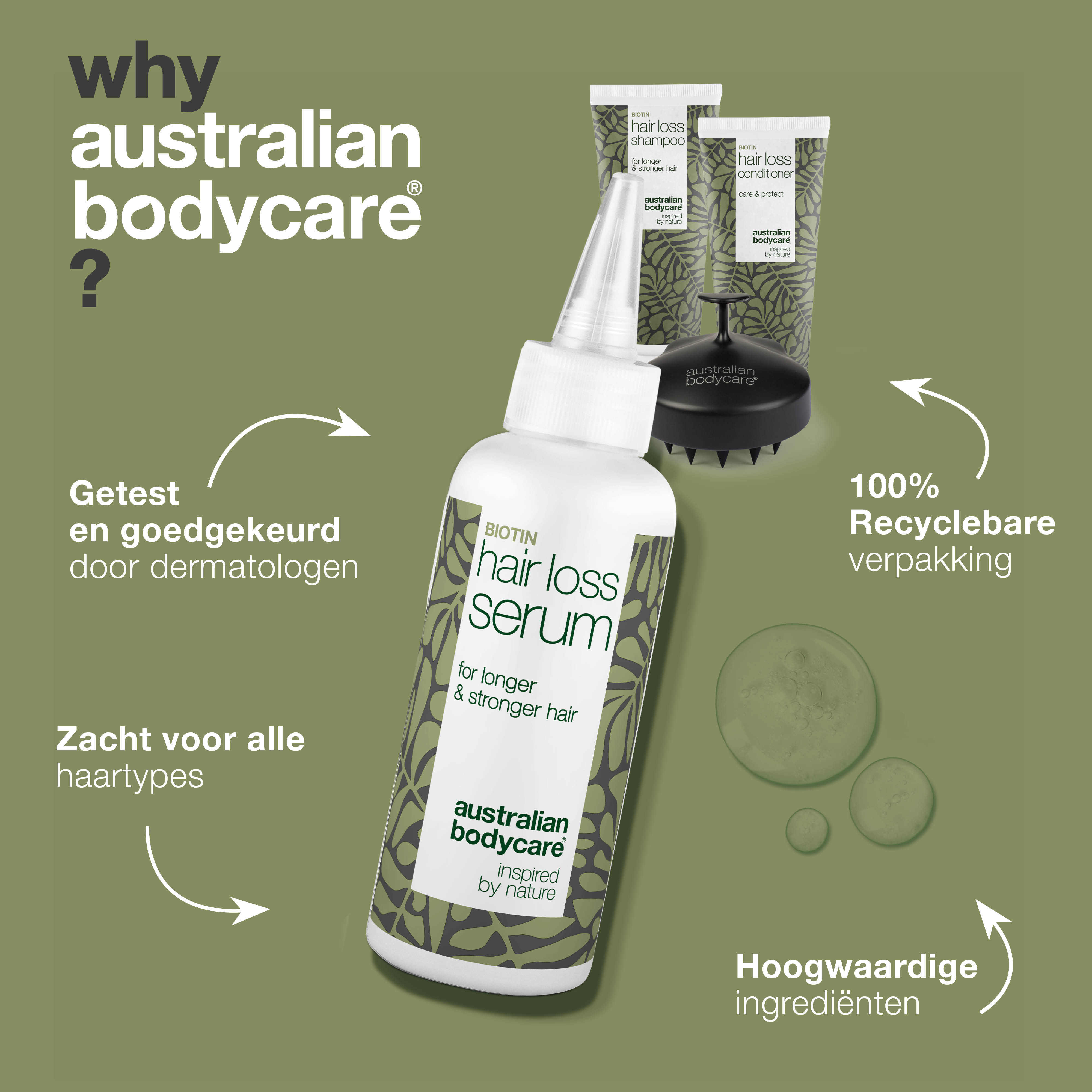 Het ultieme haaruitvalpakket — 4 producten tegen haaruitval, dunner wordend en beschadigt haar
