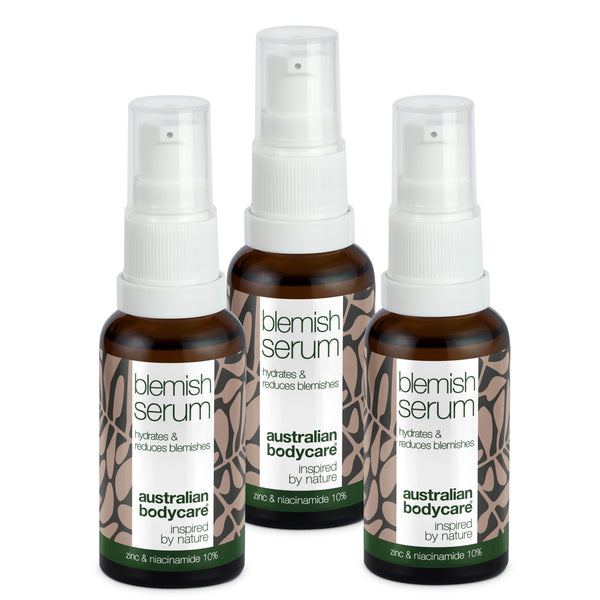 3x Niacinamide 10% serum voor een onzuivere huid met Tea Tree Olie