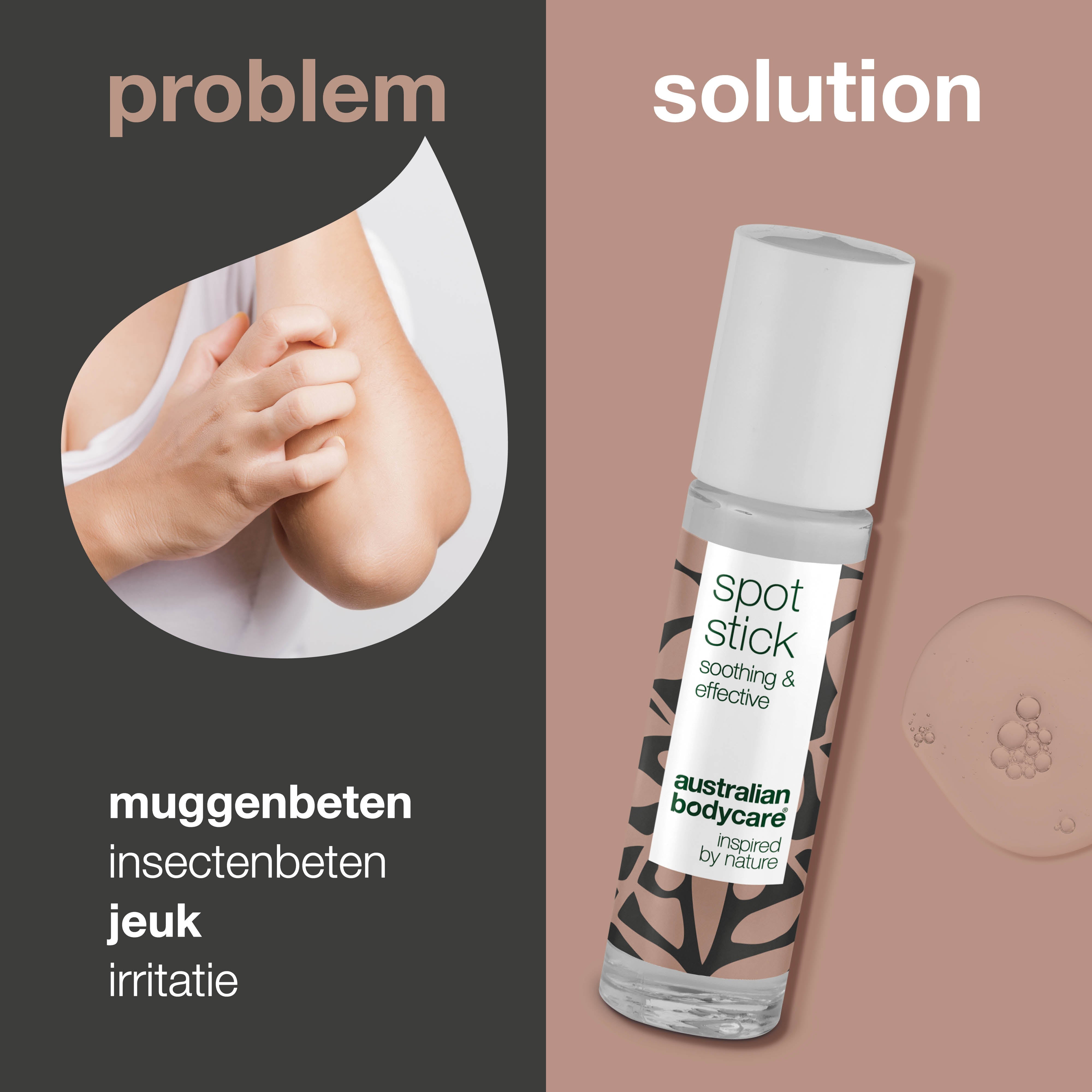 Stick voor muggenbeten — Anti jeuk stick bij bacteriën en irritatie door insectenbeten