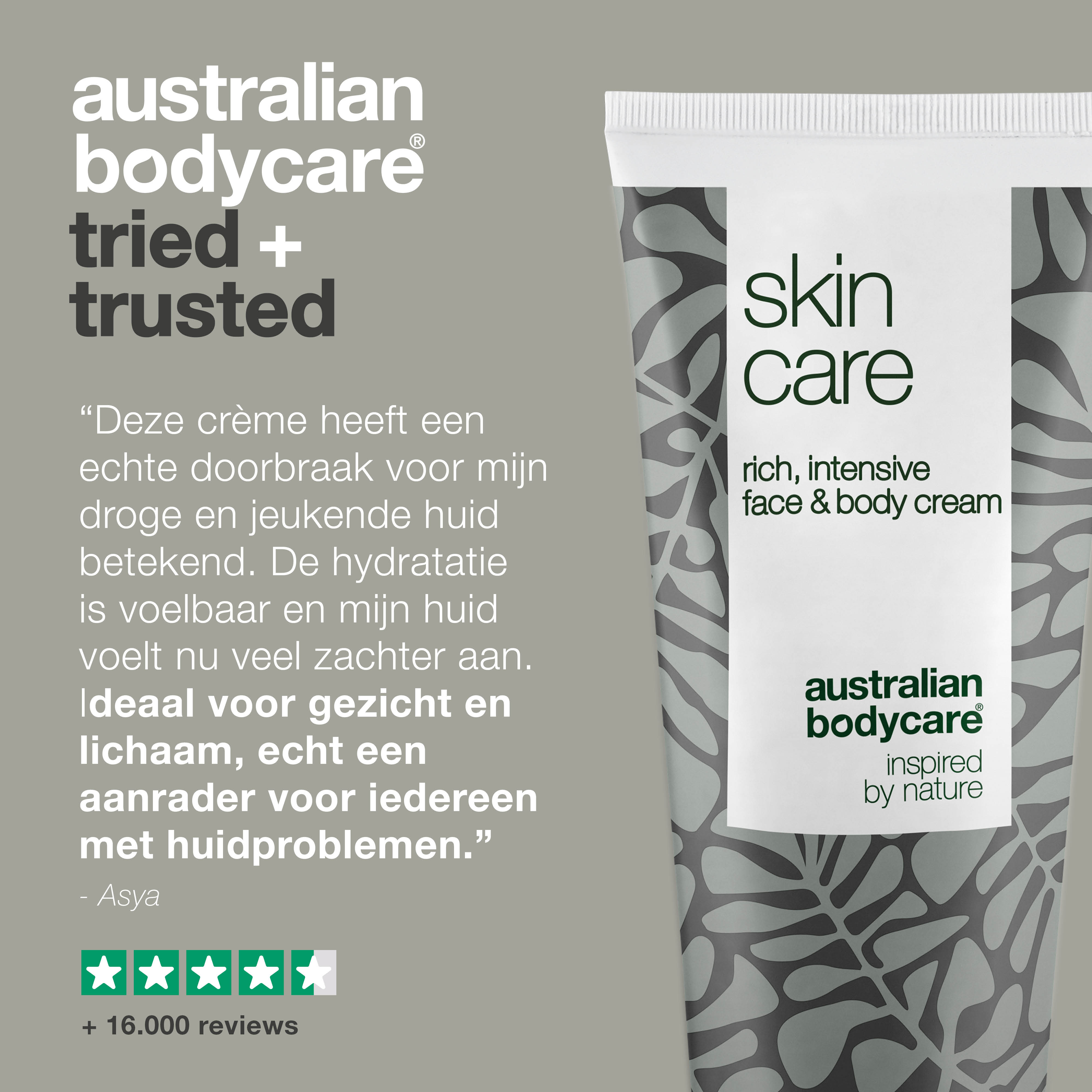 Skin Care crème voor de zeer droge huid — Kalmerende en hydraterende multicrème voor lichaam en gezicht