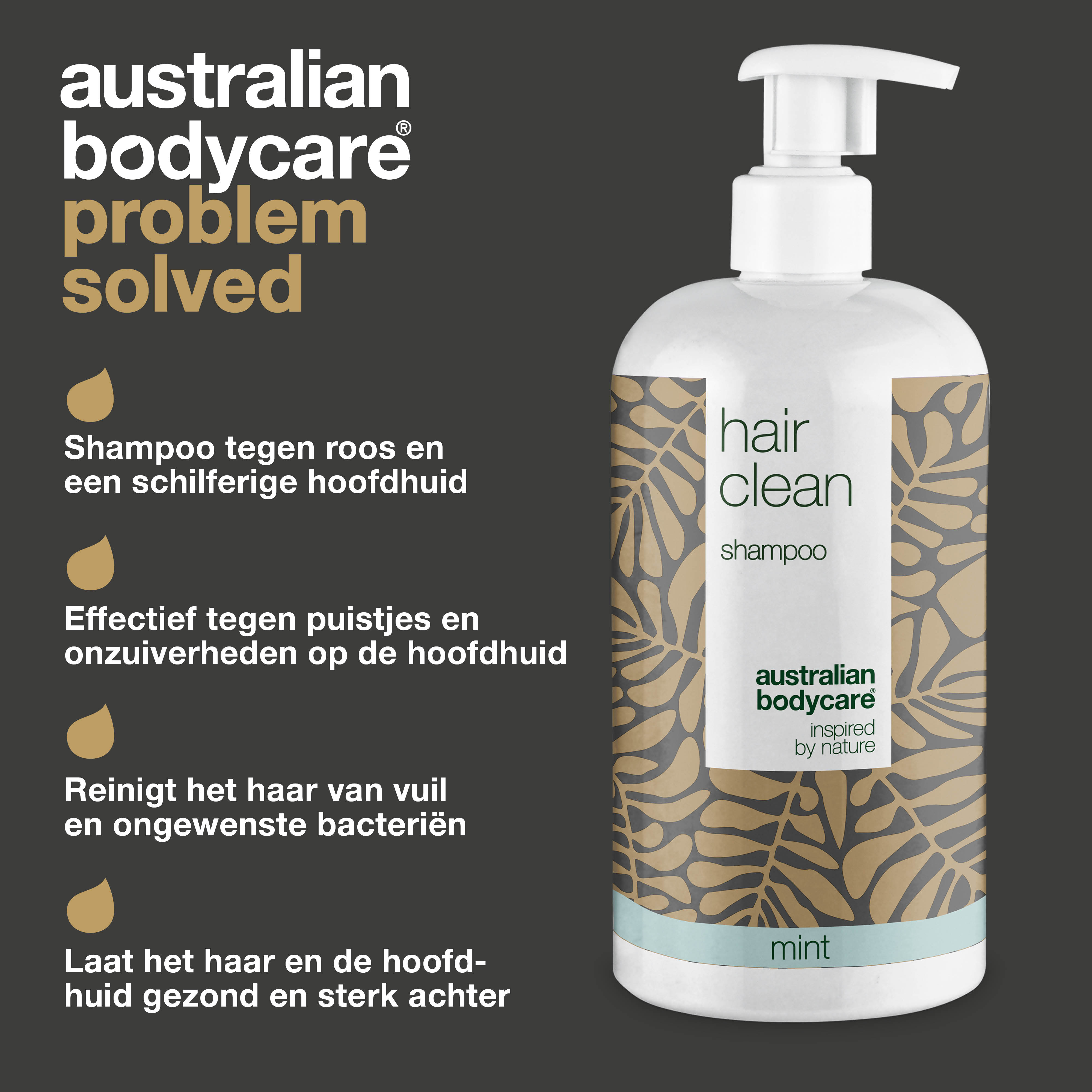 4 shampoos voor de prijs van 3 - Tea Tree Olie Mint shampoo