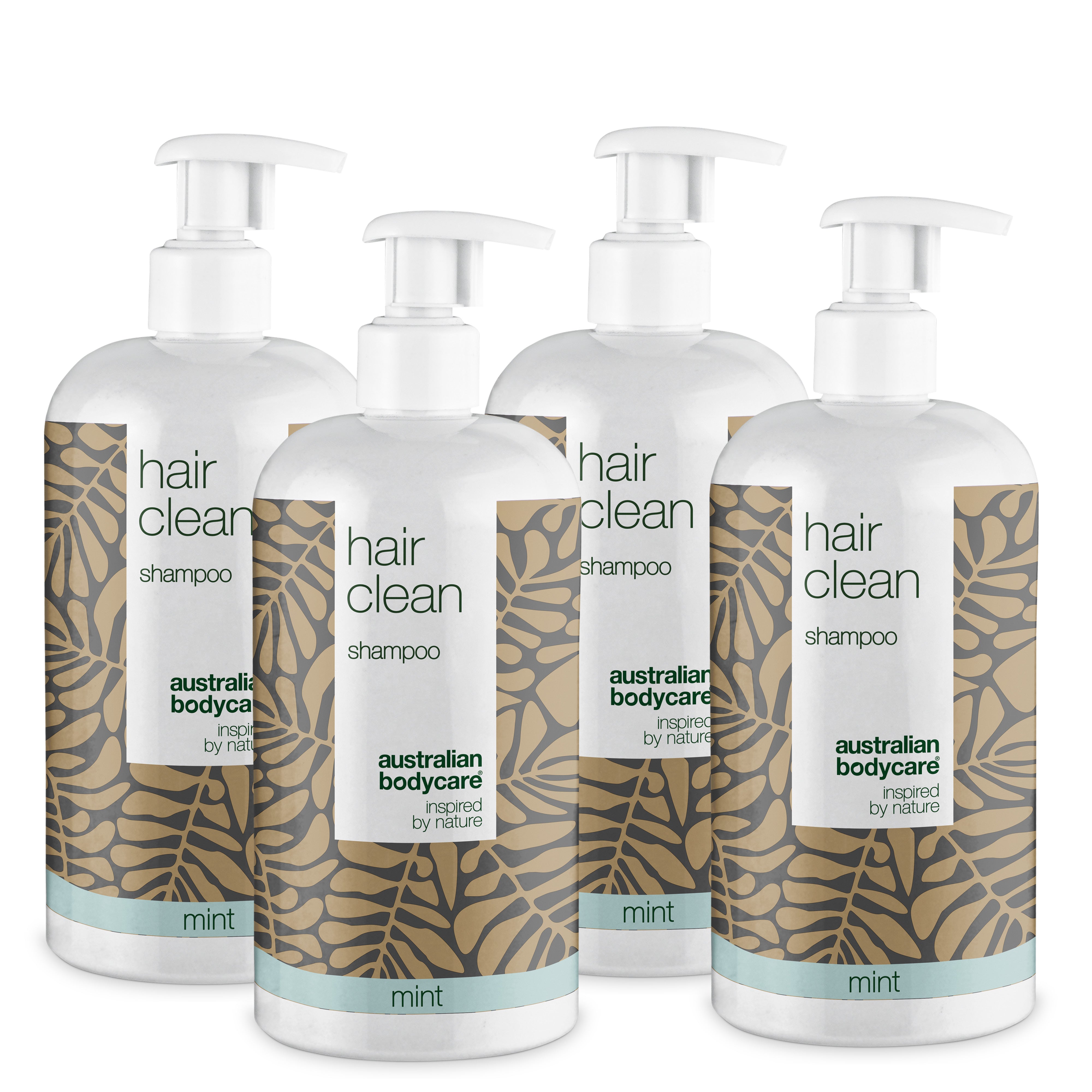 4 shampoos voor de prijs van 3 - Tea Tree Olie Mint shampoo