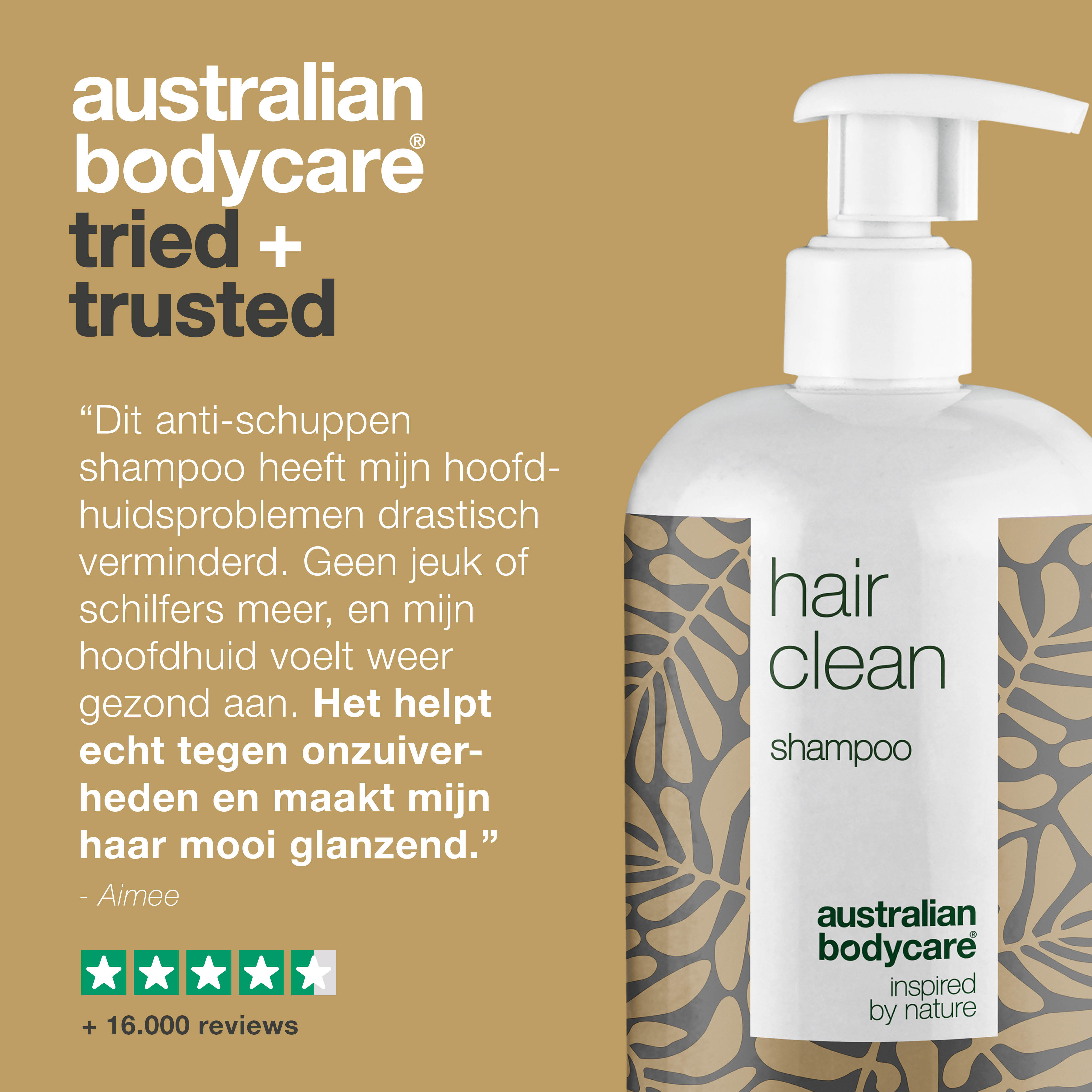 4 Tea Tree shampoo Mint 500 ml voor de prijs van 3 - pakketaanbieding — Pakketaanbieding met 4 shampoos (500 ml): Tea Tree Olie Mint