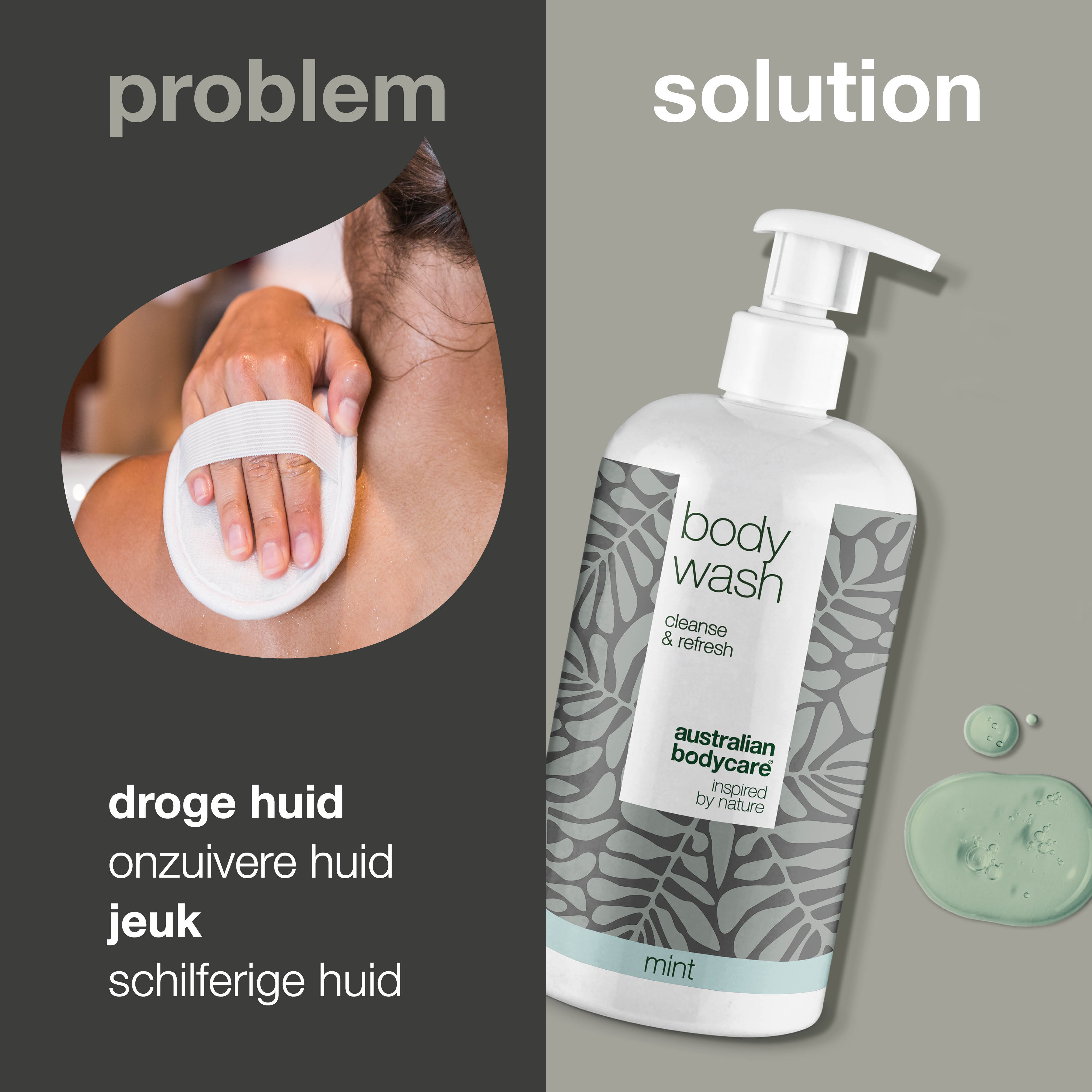 4 Tea Tree Body Wash Mint 500 ml voor de prijs van 3 - pakketaanbieding — Pakketaanbieding met 4 Body Wash (500 ml): Tea Tree Olie Mint