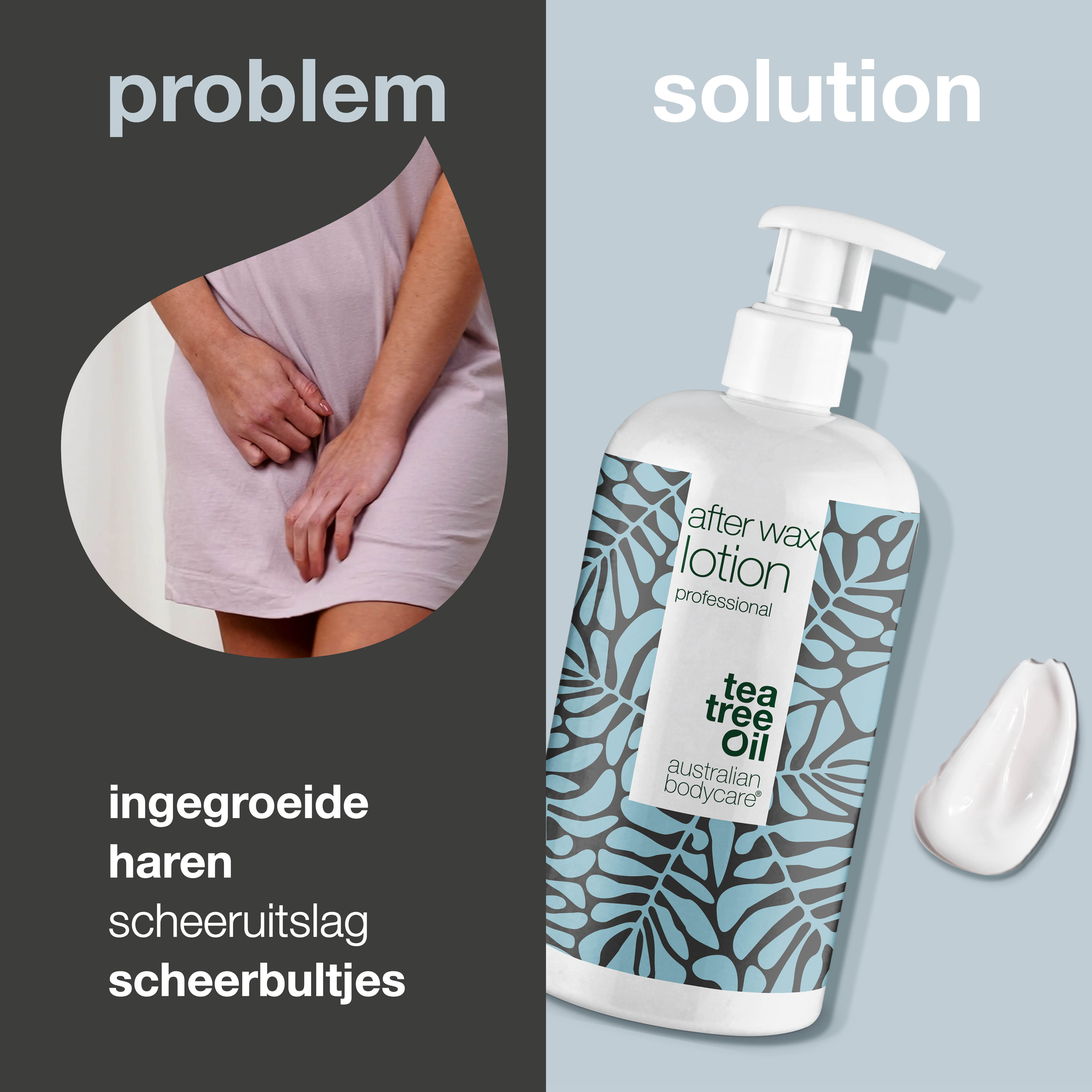 After Wax Lotion — Lotion om te gebruiken na het waxen, bikini wax en een brazilian wax