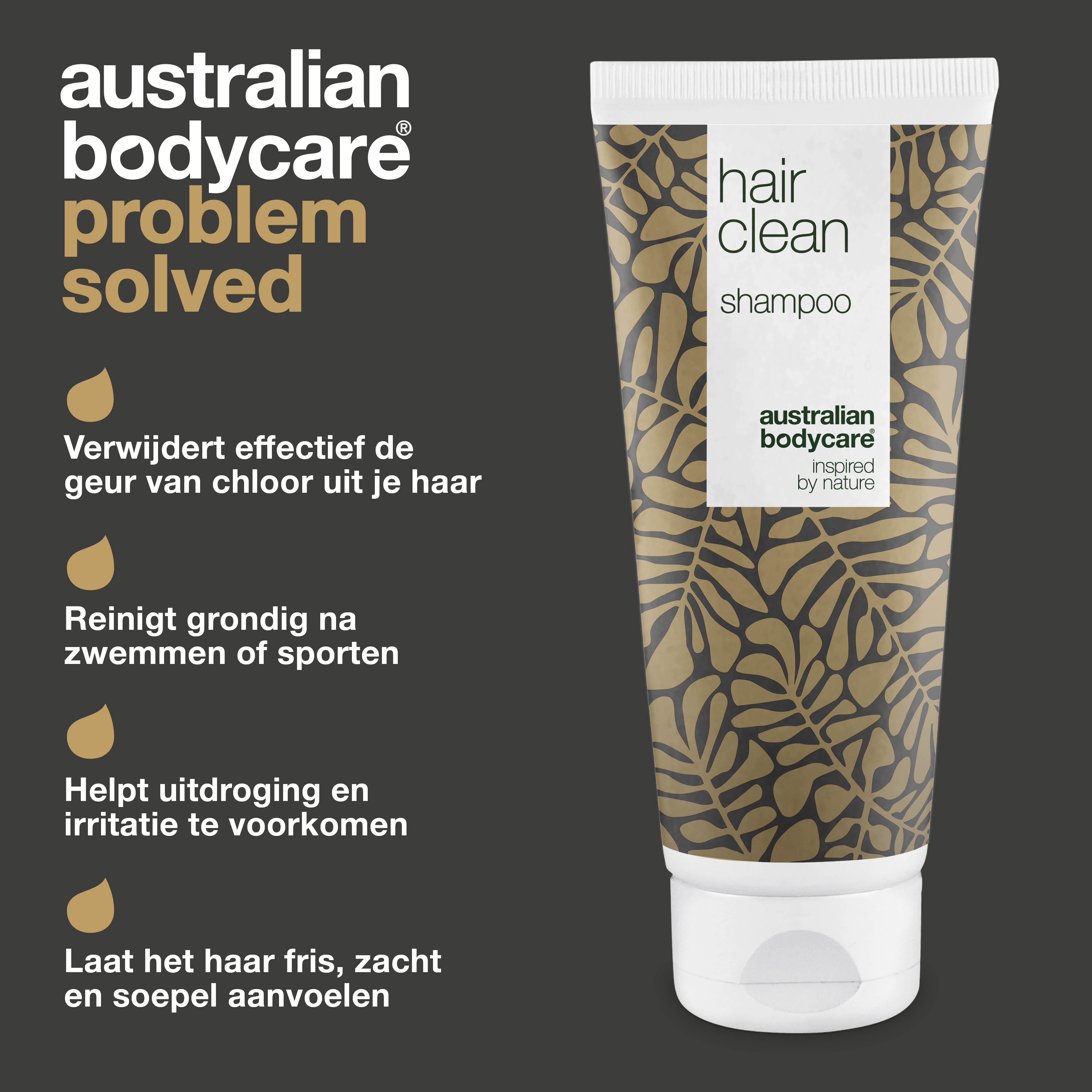 Shampoo tegen Chloor — Tea Tree Oil shampoo verwijdert effectief de geur van chloor