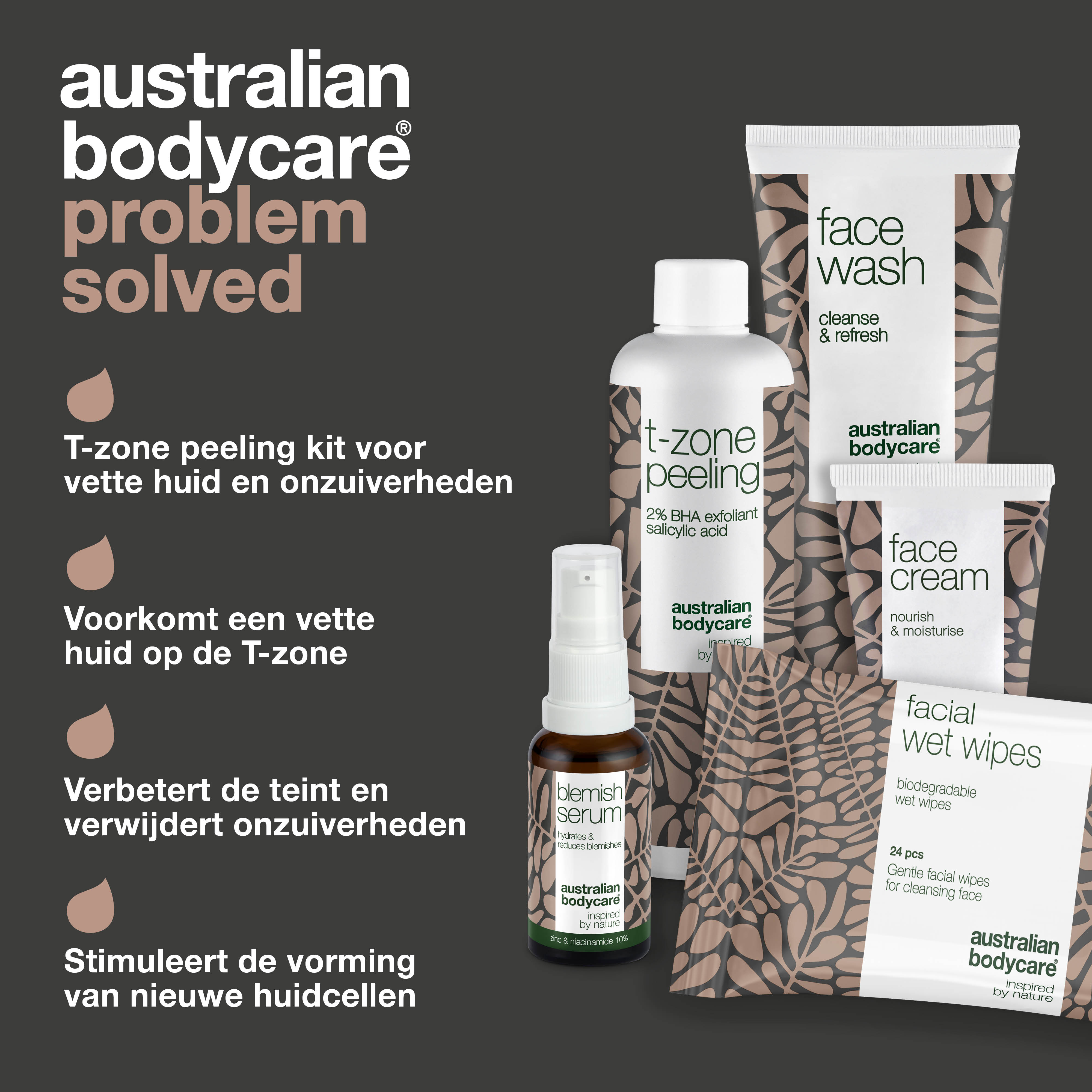 BHA T-Zone Peeling Pakket — Tegengaan en voorkomen van een vette huid en T-zone