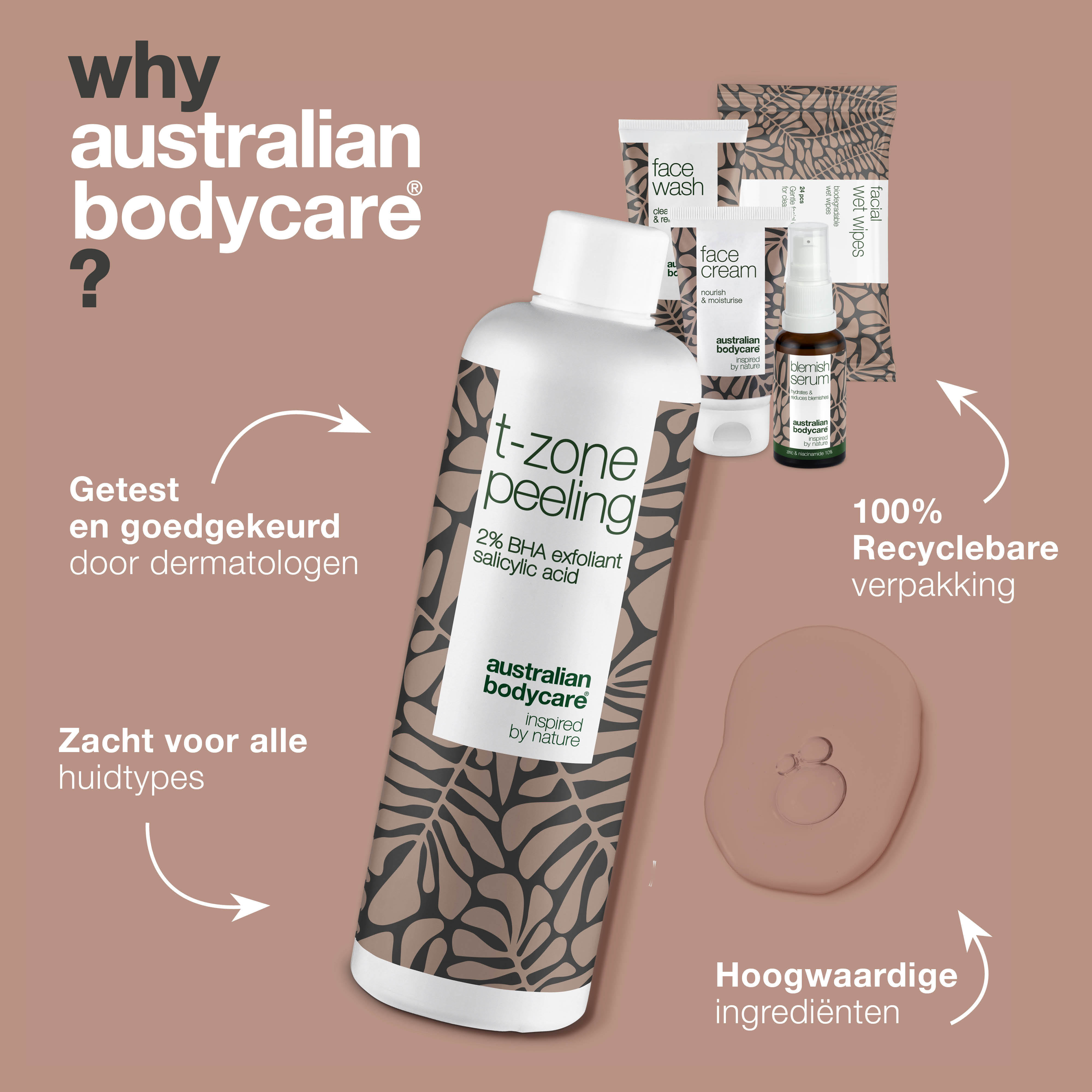 BHA T-Zone Peeling Pakket — Tegengaan en voorkomen van een vette huid en T-zone
