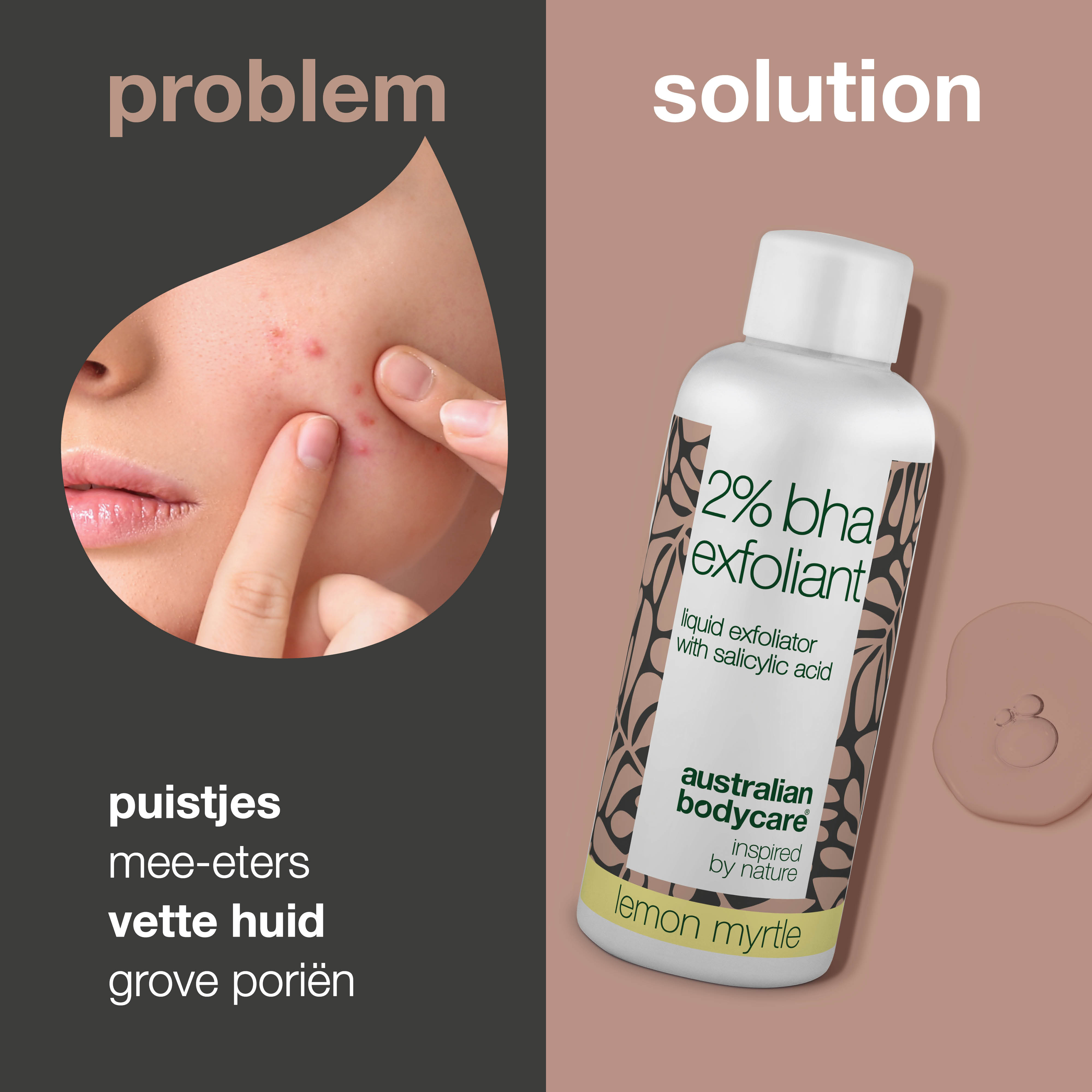 Exfoliërende Peeling met 2% BHA Salicylzuur – Reinigt poriën & acne