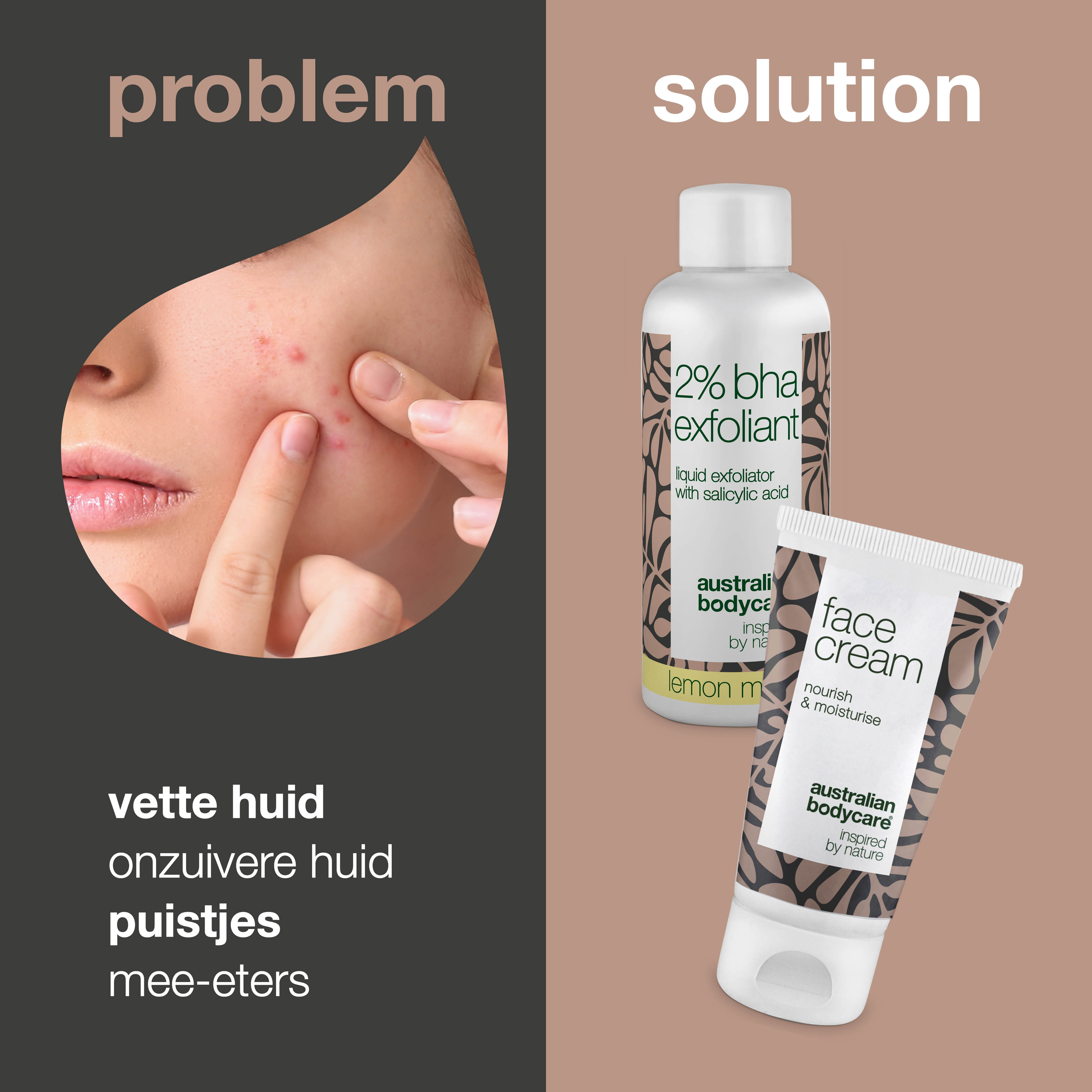 BHA T-Zone Peeling Set — Tegengaan en voorkomen een vette en onzuivere huid