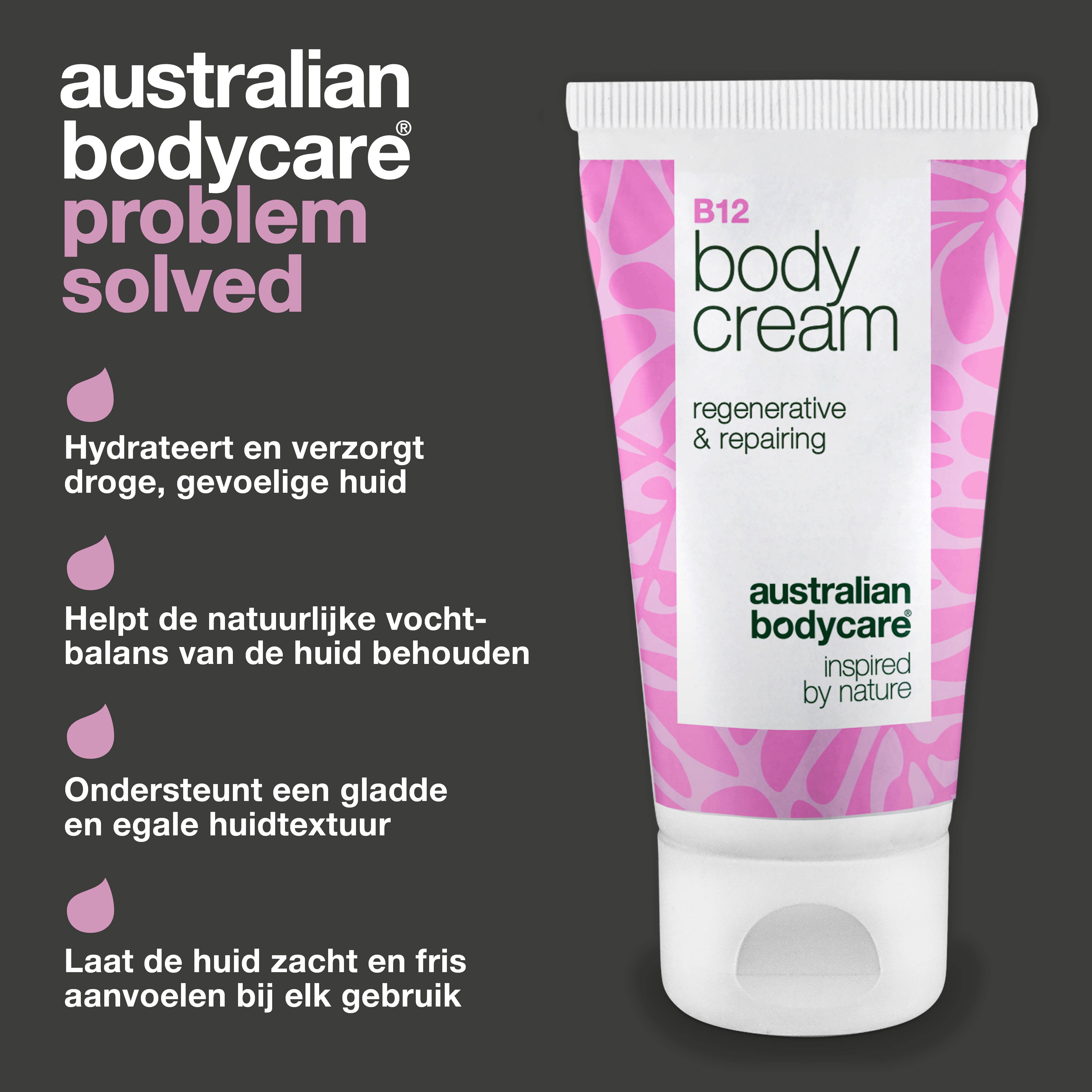 B12 Body Cream – Hydraterende crème voor droge en gevoelige huid