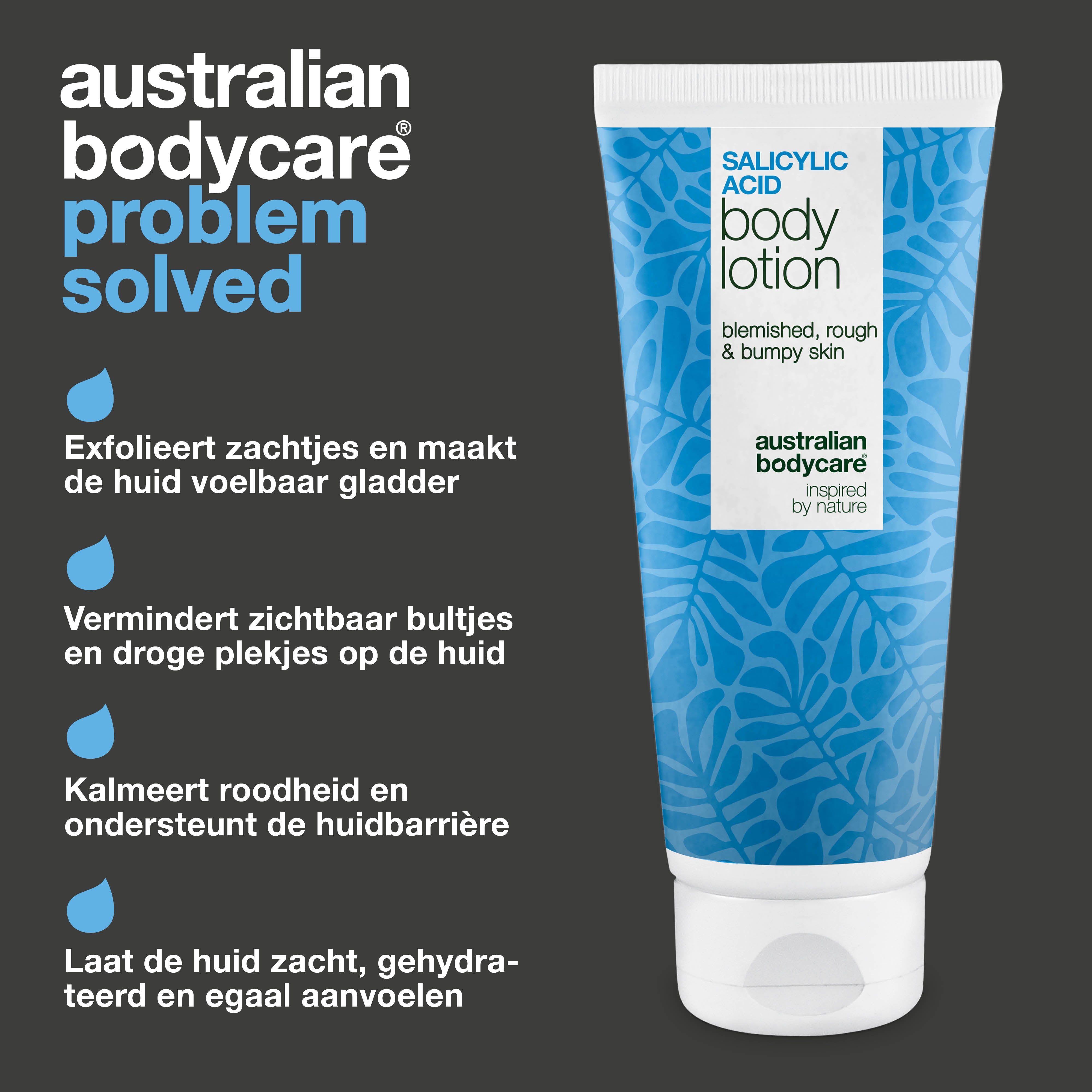 Body Lotion met salicylzuur – tegen onzuiverheden en droge huid —  Body Lotion met salicylzuur exfolieert, hydrateert en helpt bij onzuiverheden, ruwe en droge huid. Perfect voor dagelijks gebruik.