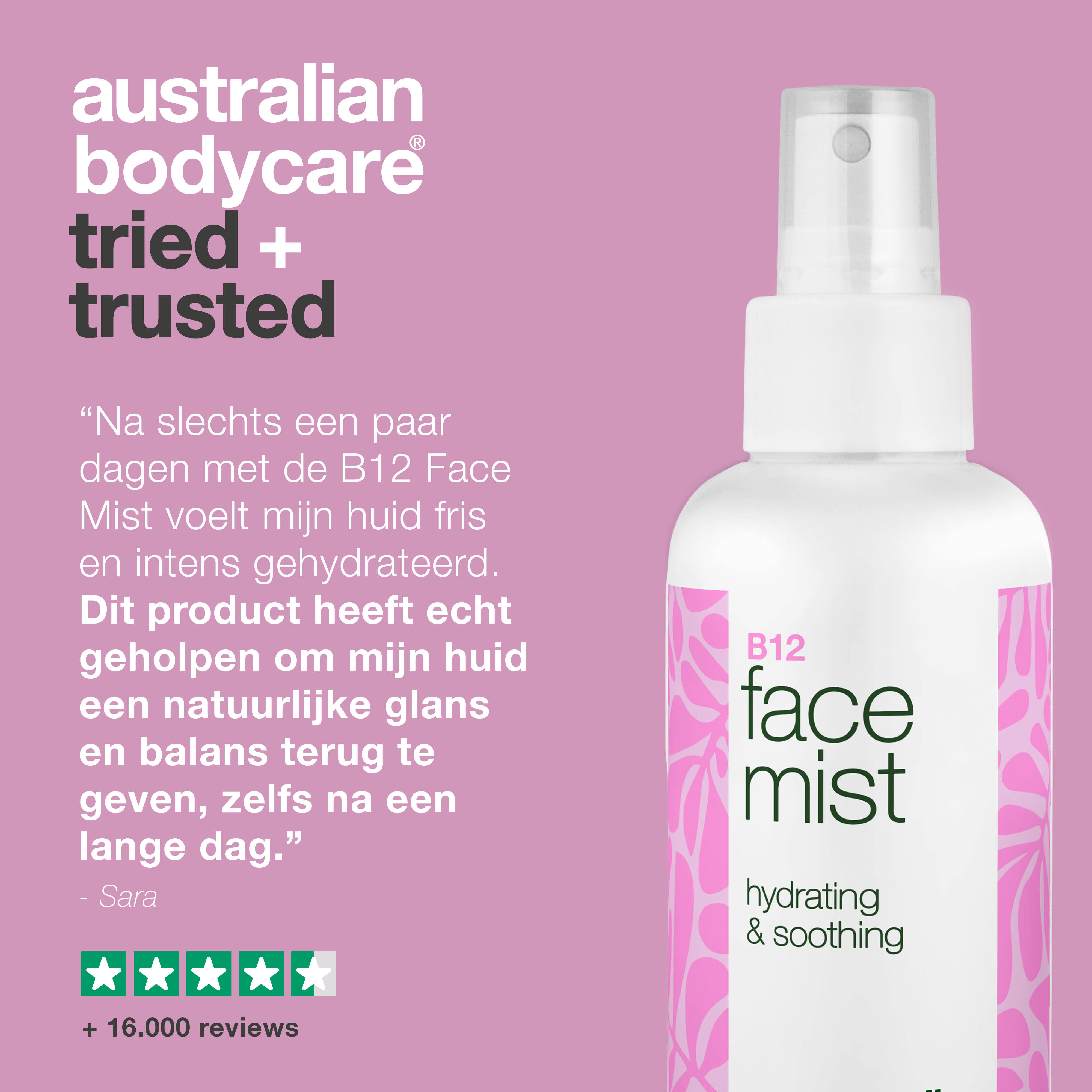 B12 Gezichtsspray – Hydratatie voor een Stralende Huid — B12 Gezichtsspray hydrateert en verfrist de huid. Perfect voor dagelijks gebruik of snelle opfrissing.