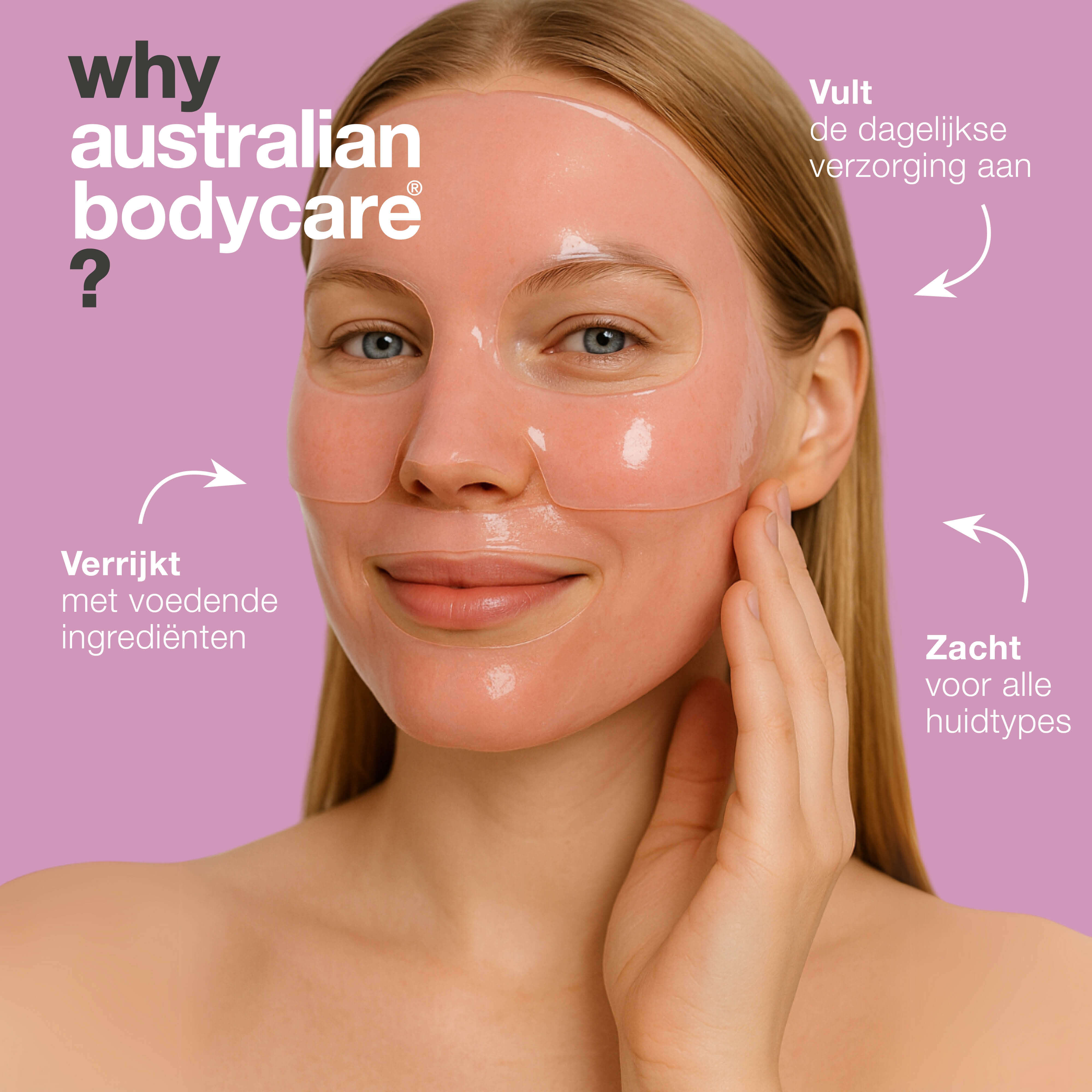 Vitamine B12 Collageenmasker voor droge en vermoeide huid — Vitamine B12 Collageenmasker voor droge huid. Met B12, niacinamide, peptiden, collageen en hyaluronzuur voor hydratatie en glans.