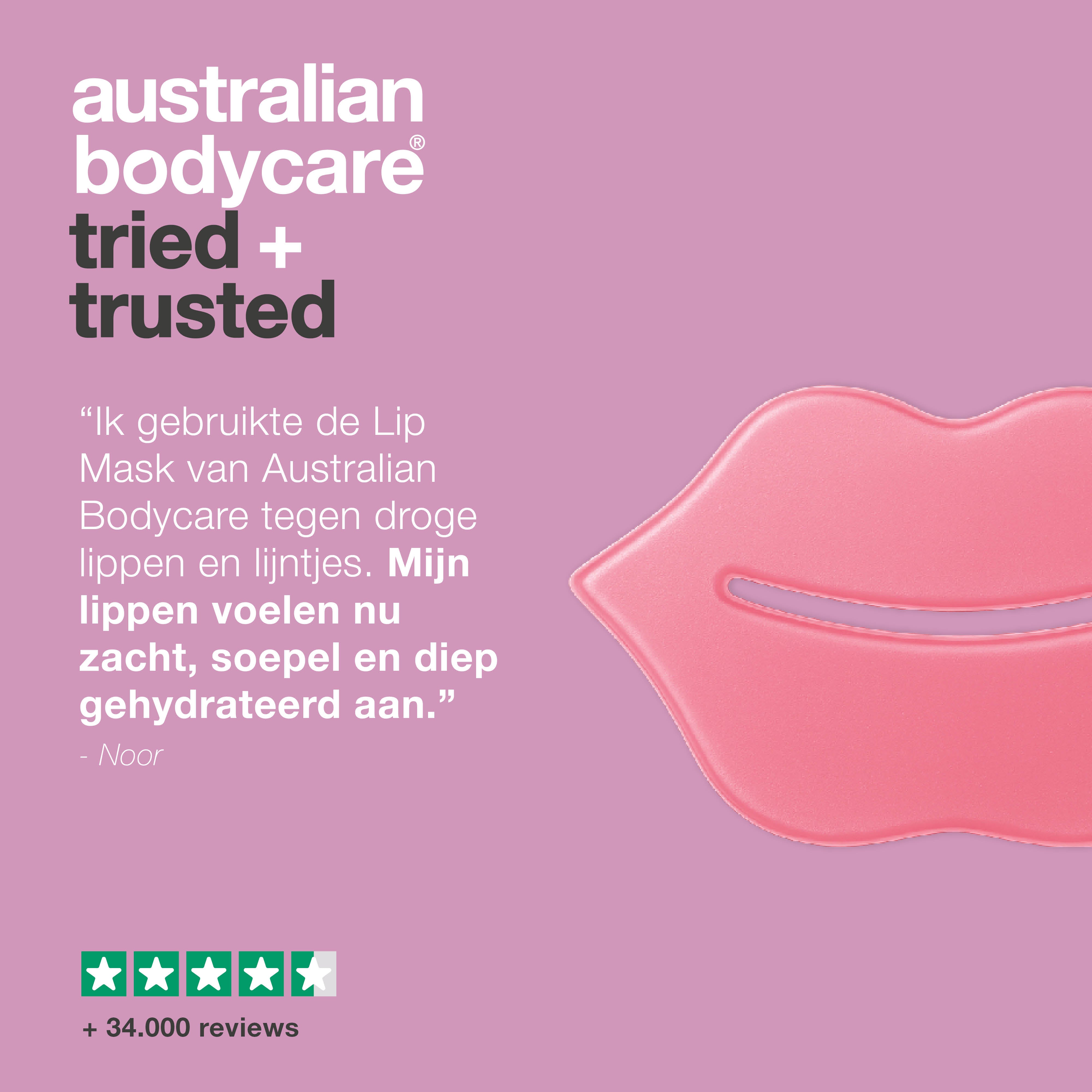 Lippenmasker tegen droge lippen en zichtbare lijntjes. Maakt glad, vol en soepel. Belangrijkste ingrediënten: B12, Centella Asiatica en hyaluronzuur.