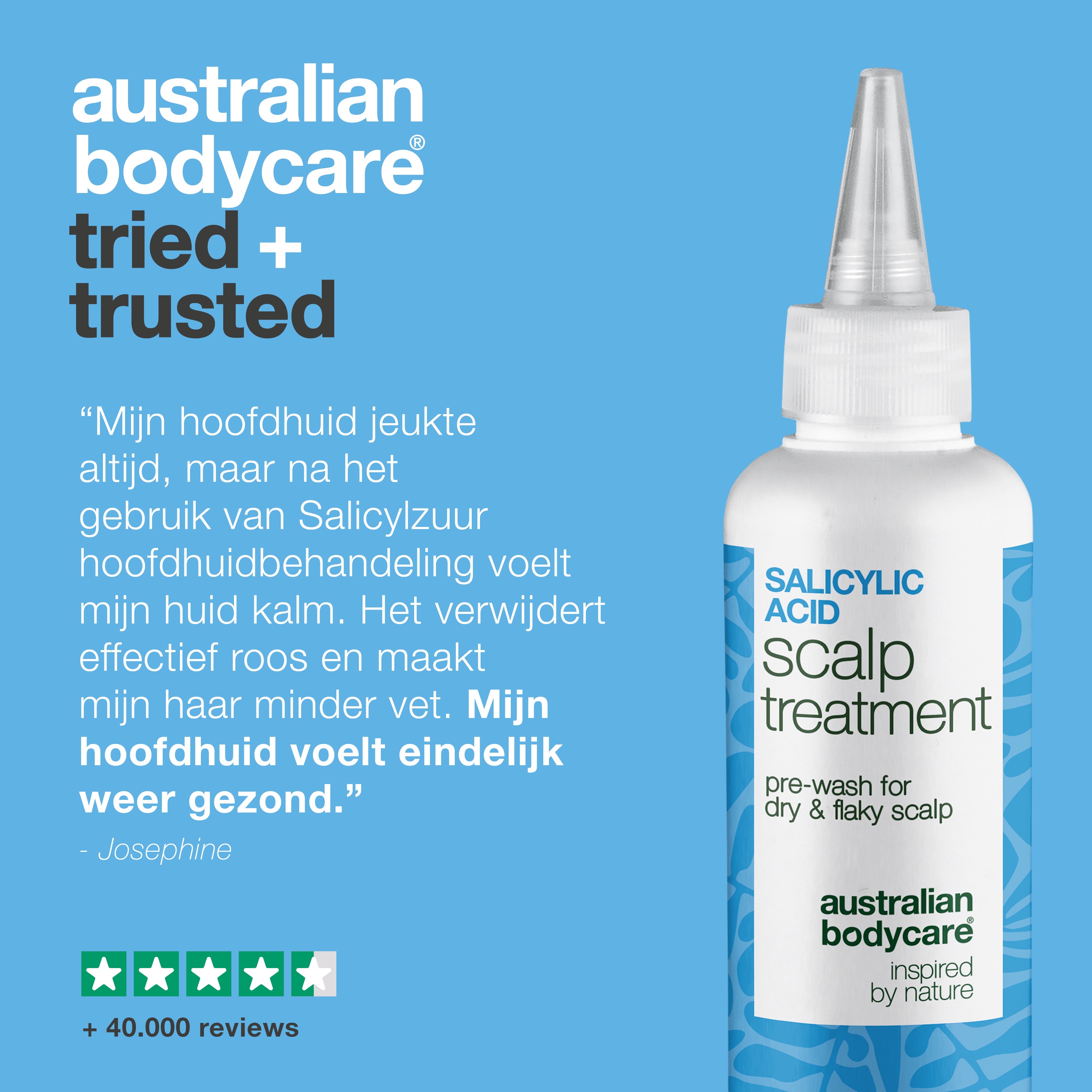 Salicylzuur hoofdhuidbehandeling tegen jeuk en schilfers — Salicylzuur hoofdhuidbehandeling verlicht jeuk, schilfers en vet. Gebruik voor het wassen voor diepe exfoliatie met actief salicylzuur.