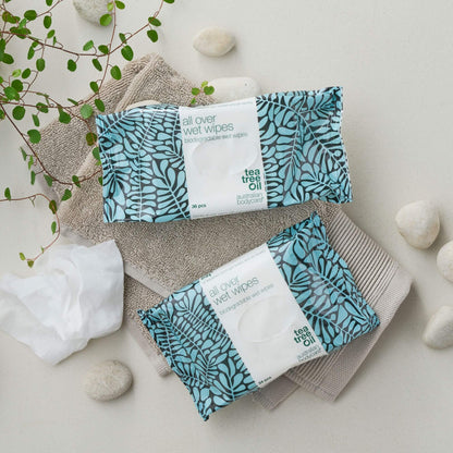Tea Tree Olie Vochtige doekjes 36 stuks - Een effectief product om de huid te reinigen & verfrissen