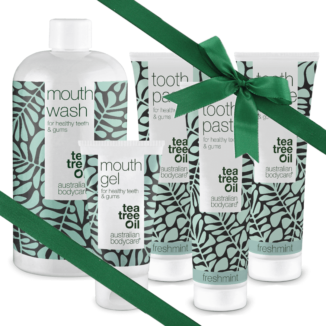 Cadeau voor opa — Mondverzorging 5 producten met Tea Tree Olie